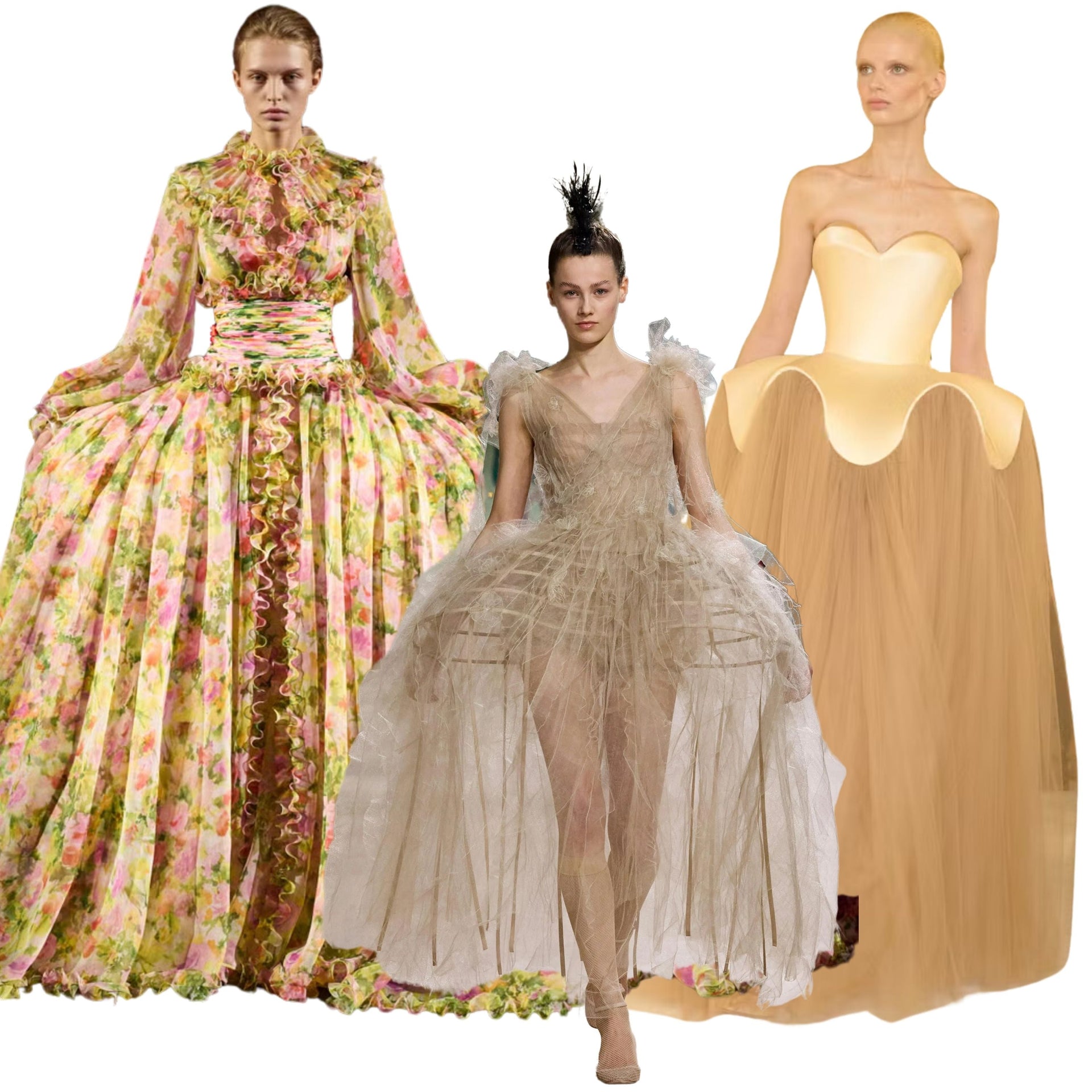 The 2025 Haute Couture Shows Embrace Crinoline: A New Wave of Volume f   Bridal Port