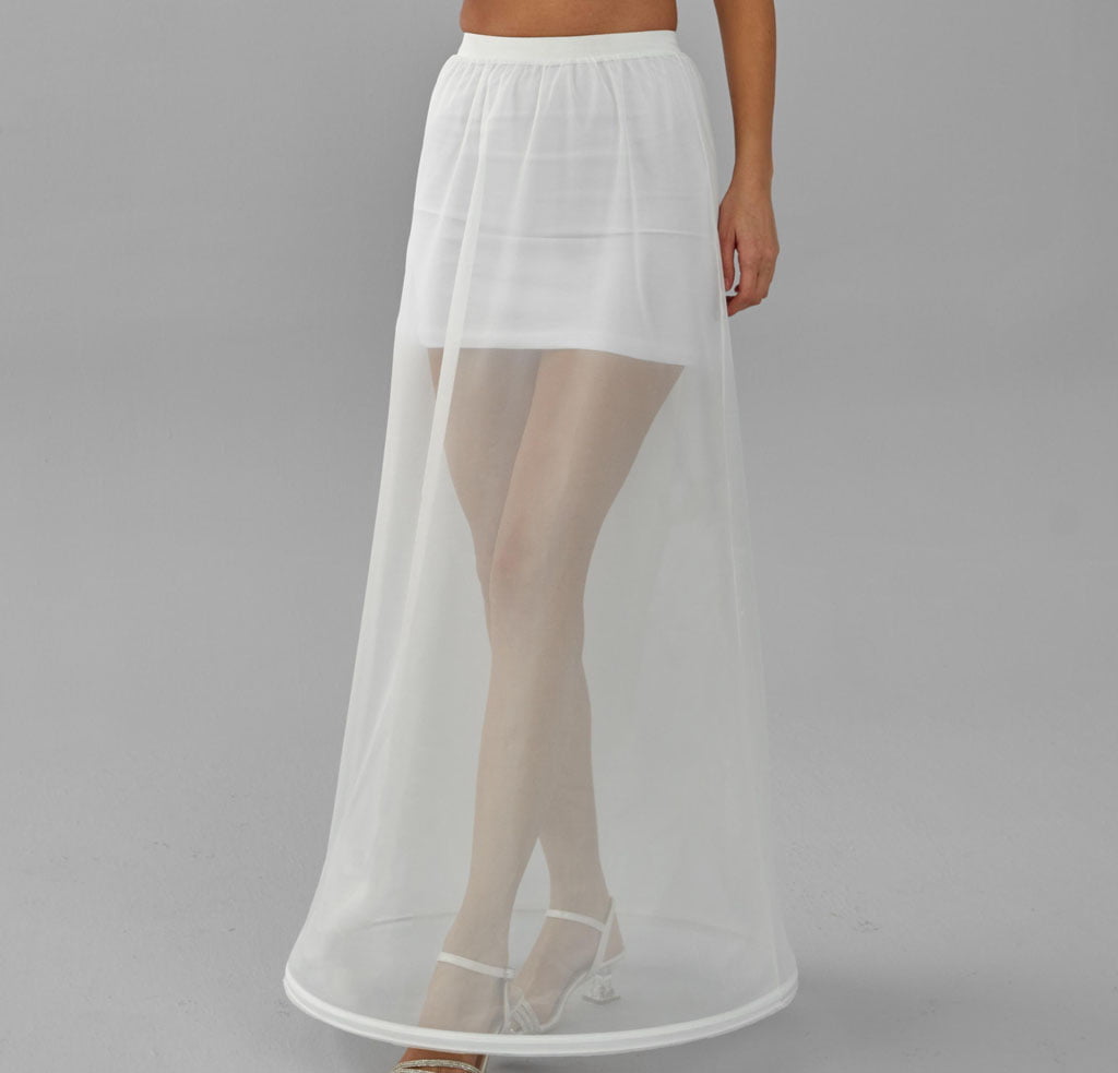 Wedding Dress Underskirt, White Petticoat