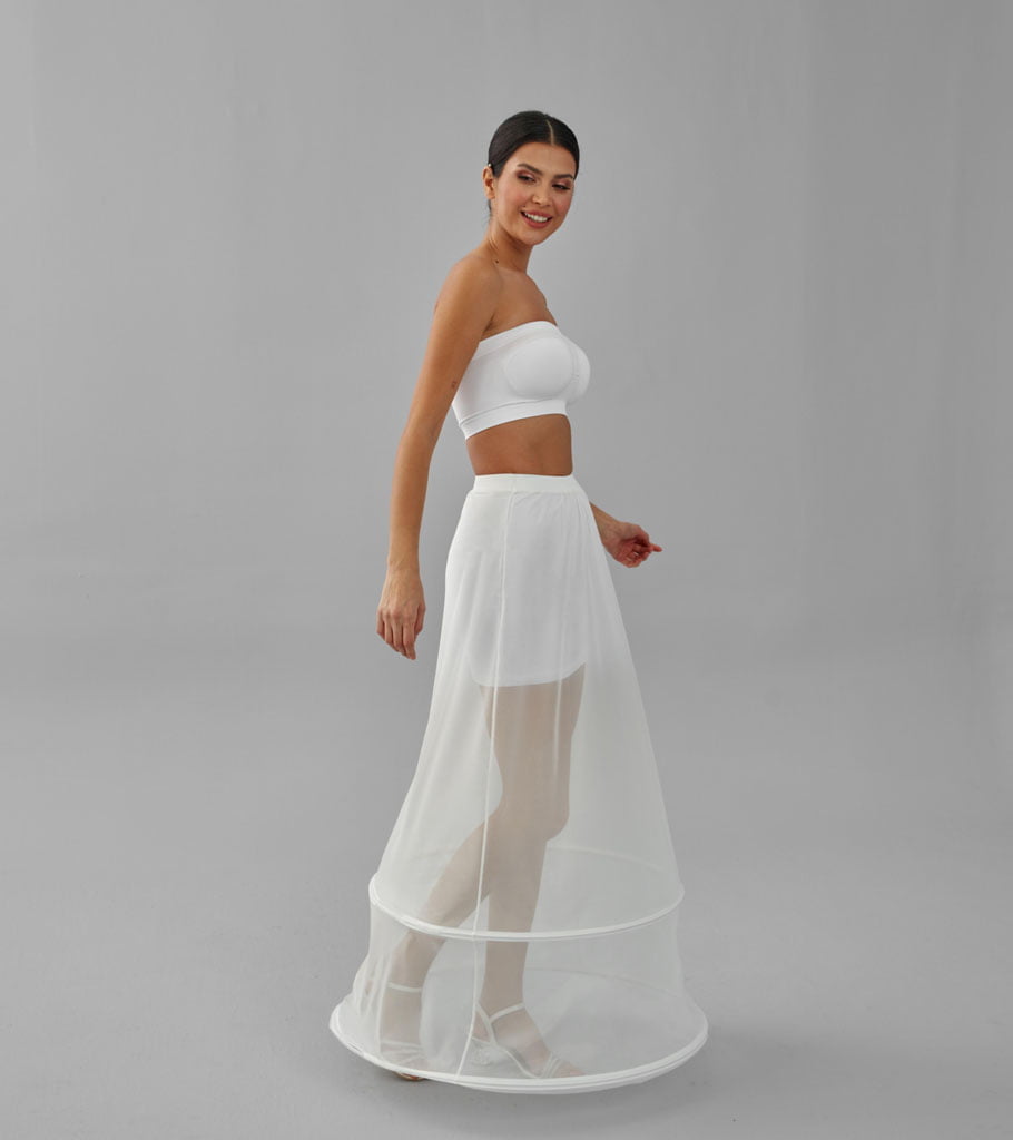 Wedding Dress Underskirt, White Petticoat