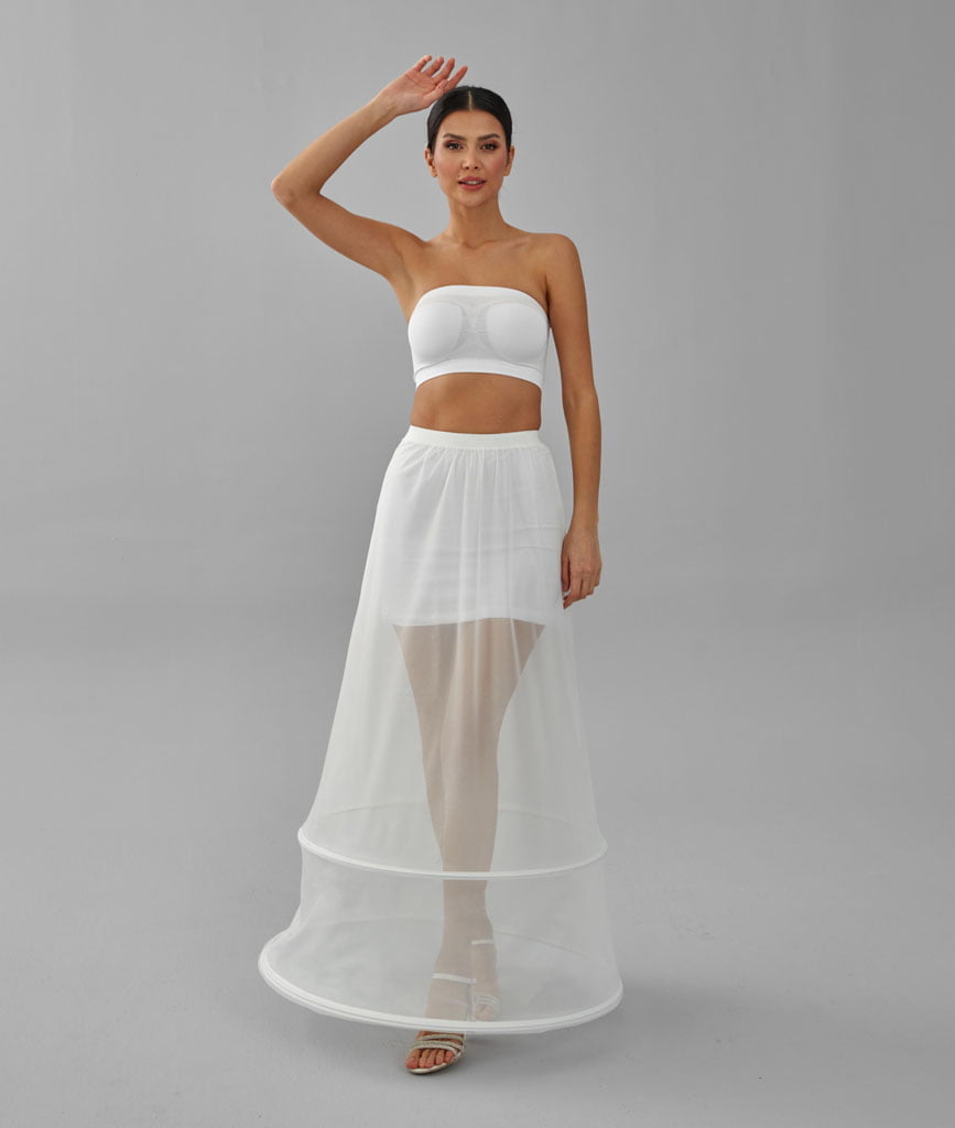 Wedding Dress Underskirt, White Petticoat