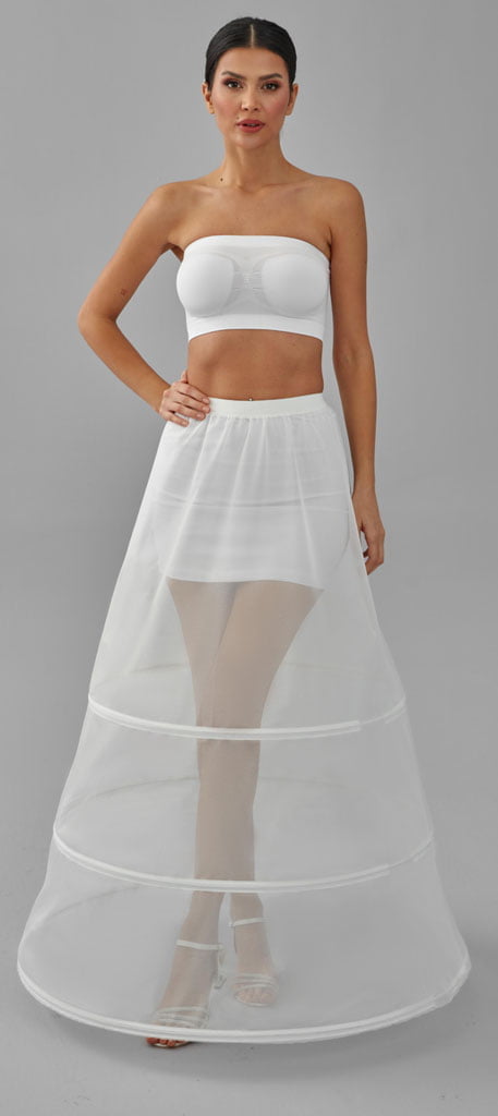 Wedding Dress Underskirt, White Petticoat