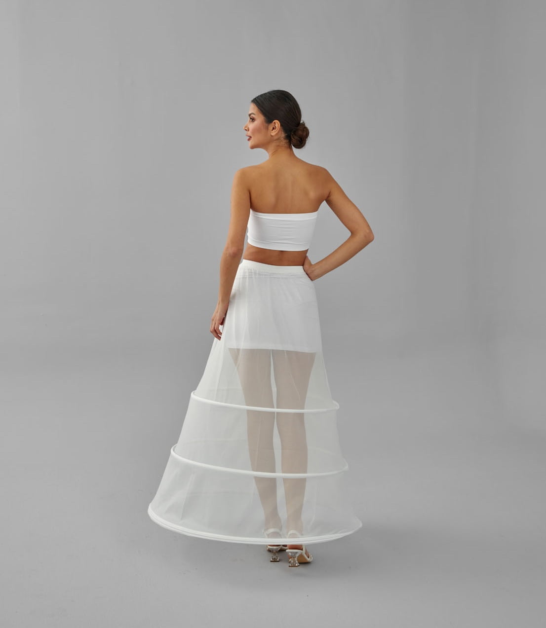 Wedding Dress Underskirt, White Petticoat