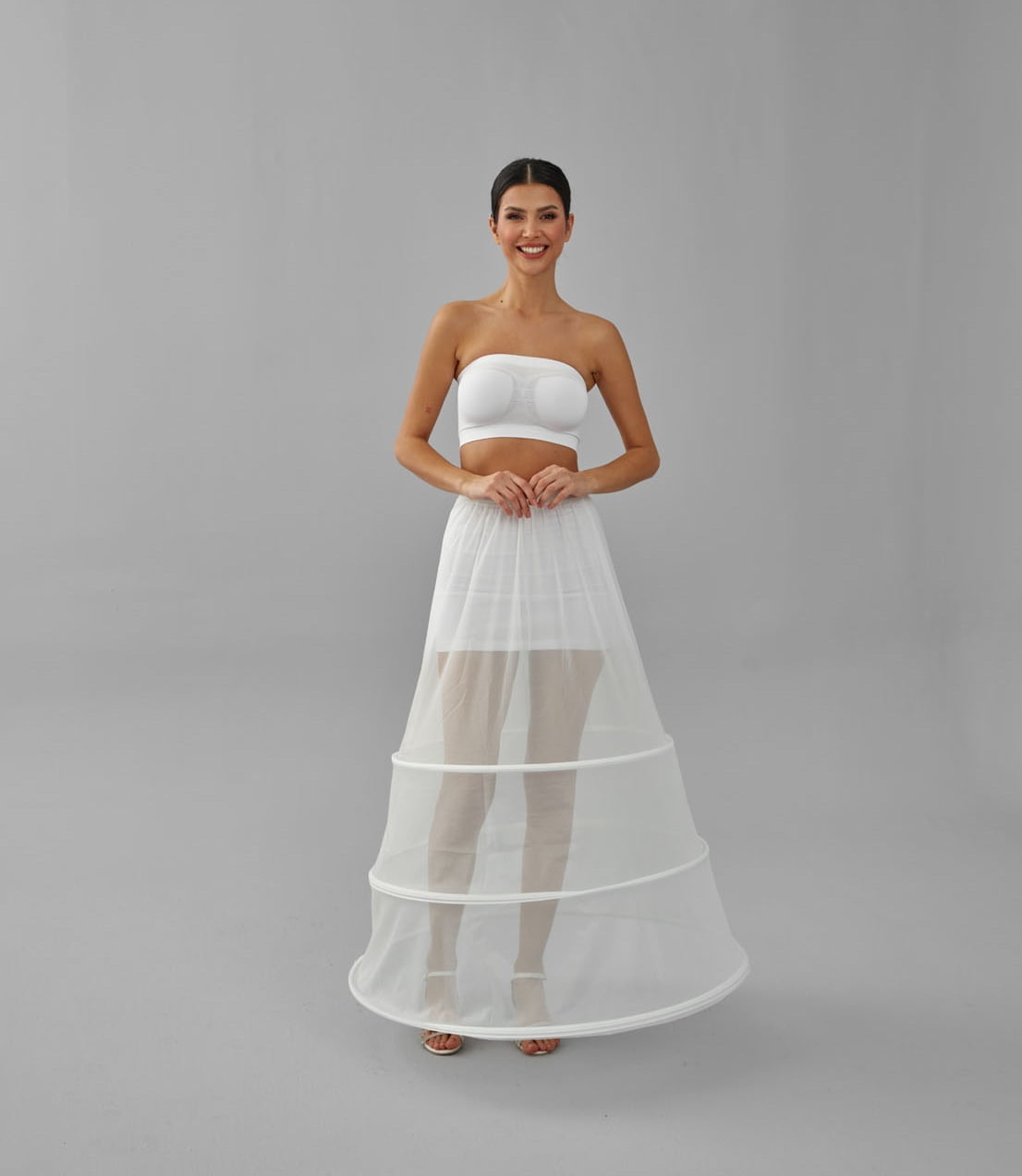 Wedding Dress Underskirt, White Petticoat