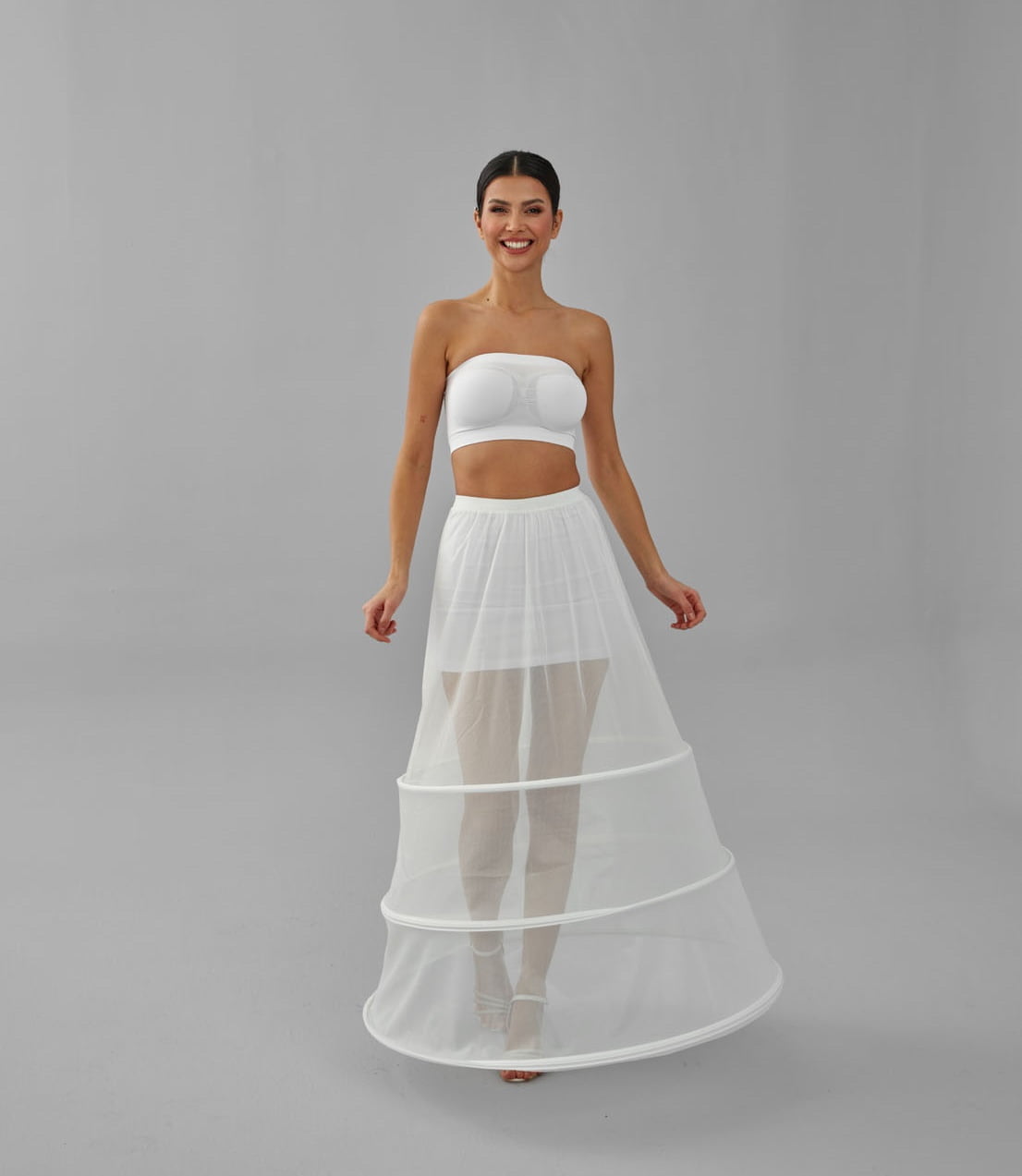 Wedding Dress Underskirt, White Petticoat