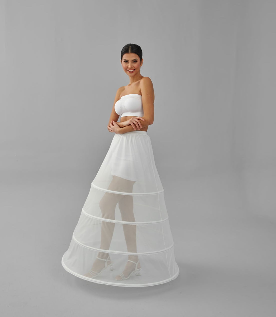 Charming White Petticoat for Wedding Gown - Tulle Underskirt - Enhance Your Dress Silhouette - Thoughtful Wedding Gift