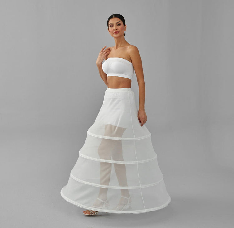 Tulle Underskirt, Wedding Dress Underskirt, White Petticoat