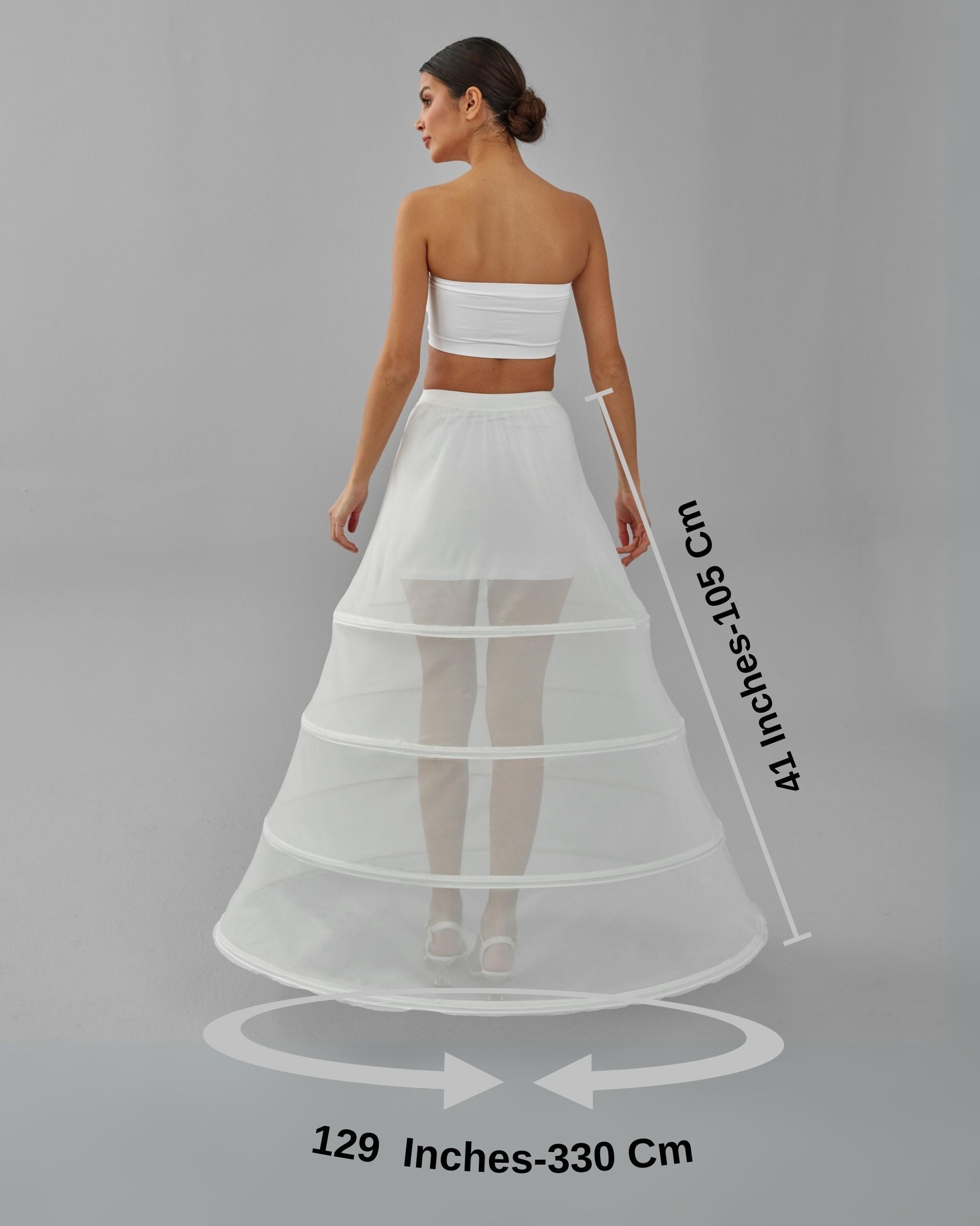 Tulle Underskirt, Wedding Dress Underskirt, White Petticoat