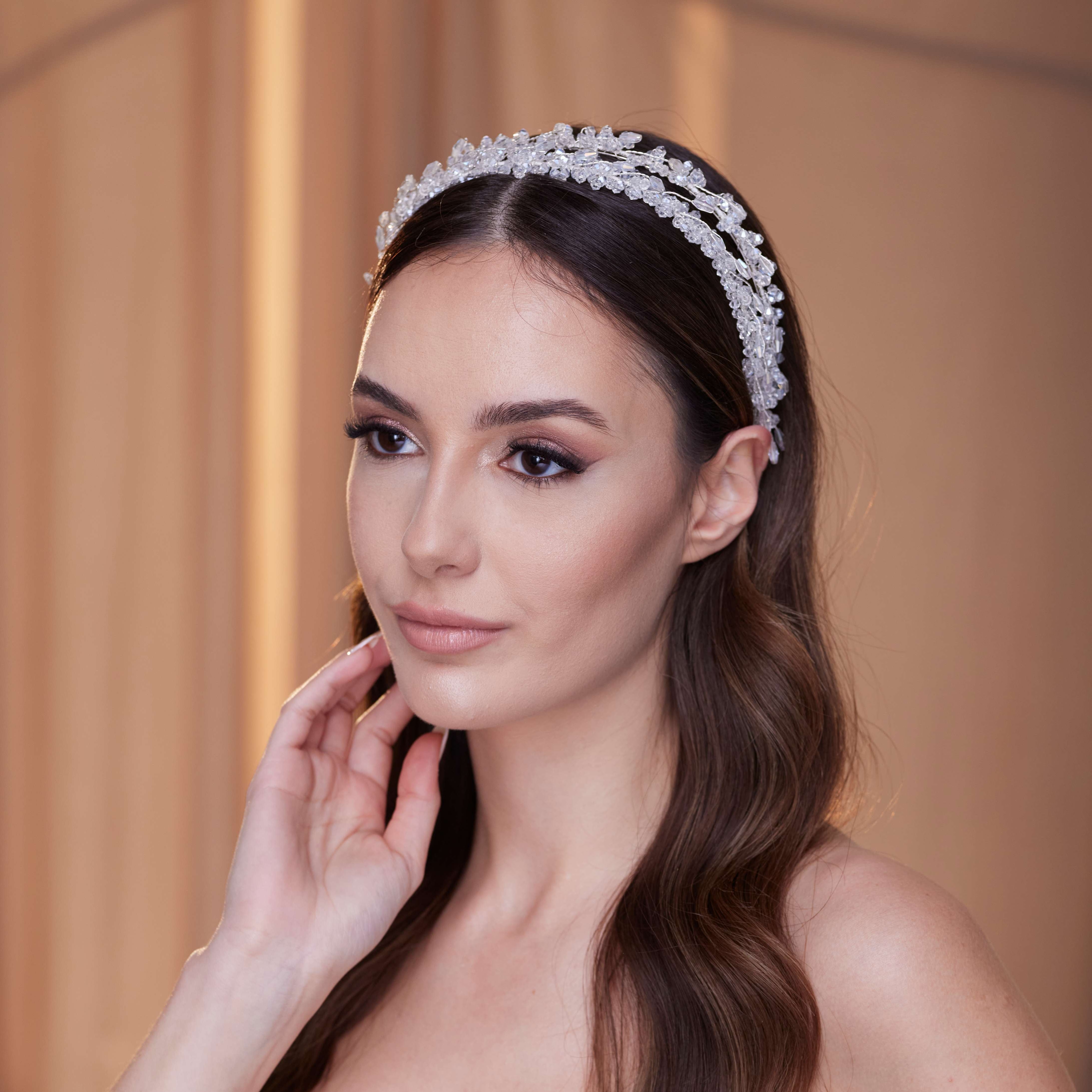 Elegant Crystal Beaded Hairband