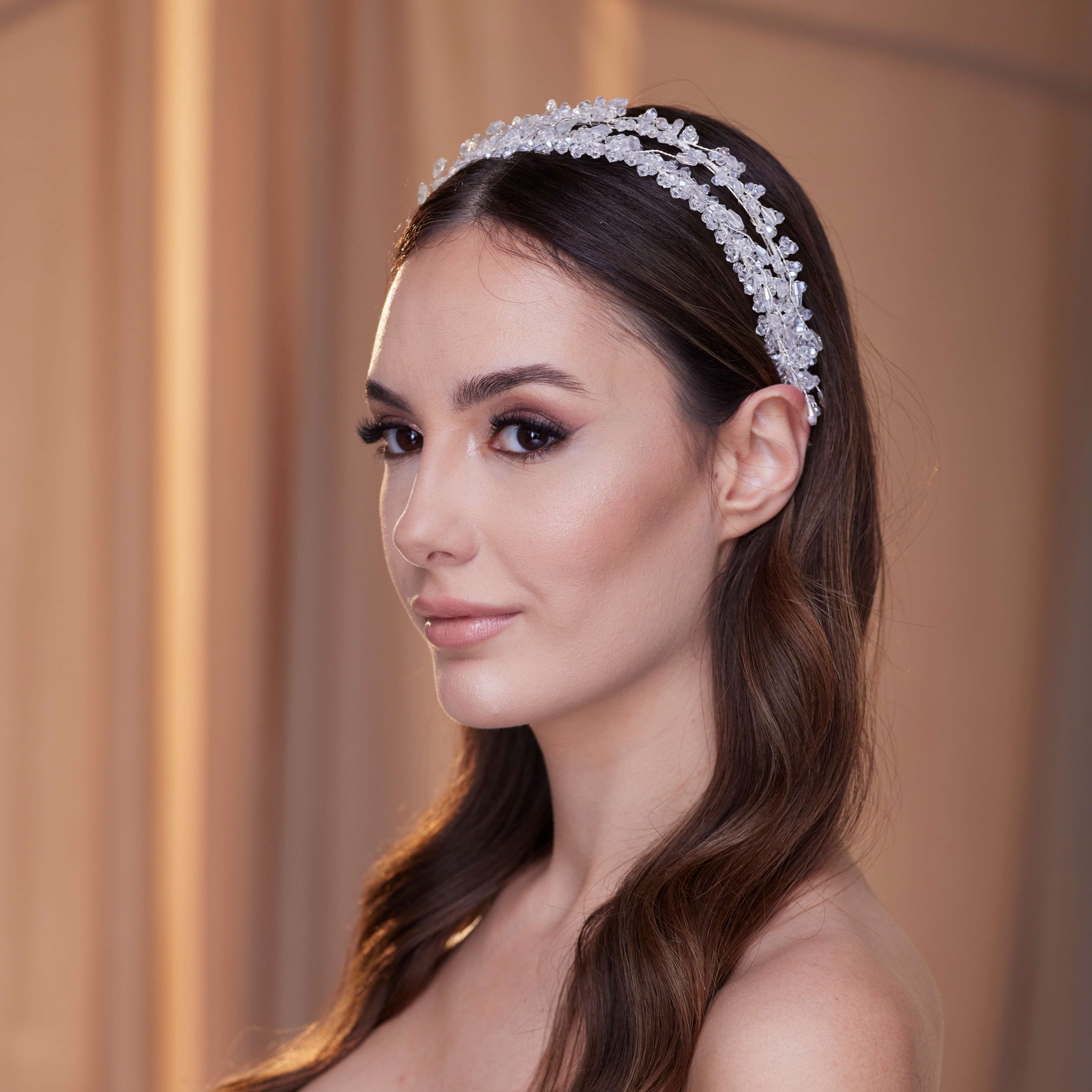 Elegant Crystal Beaded Hairband