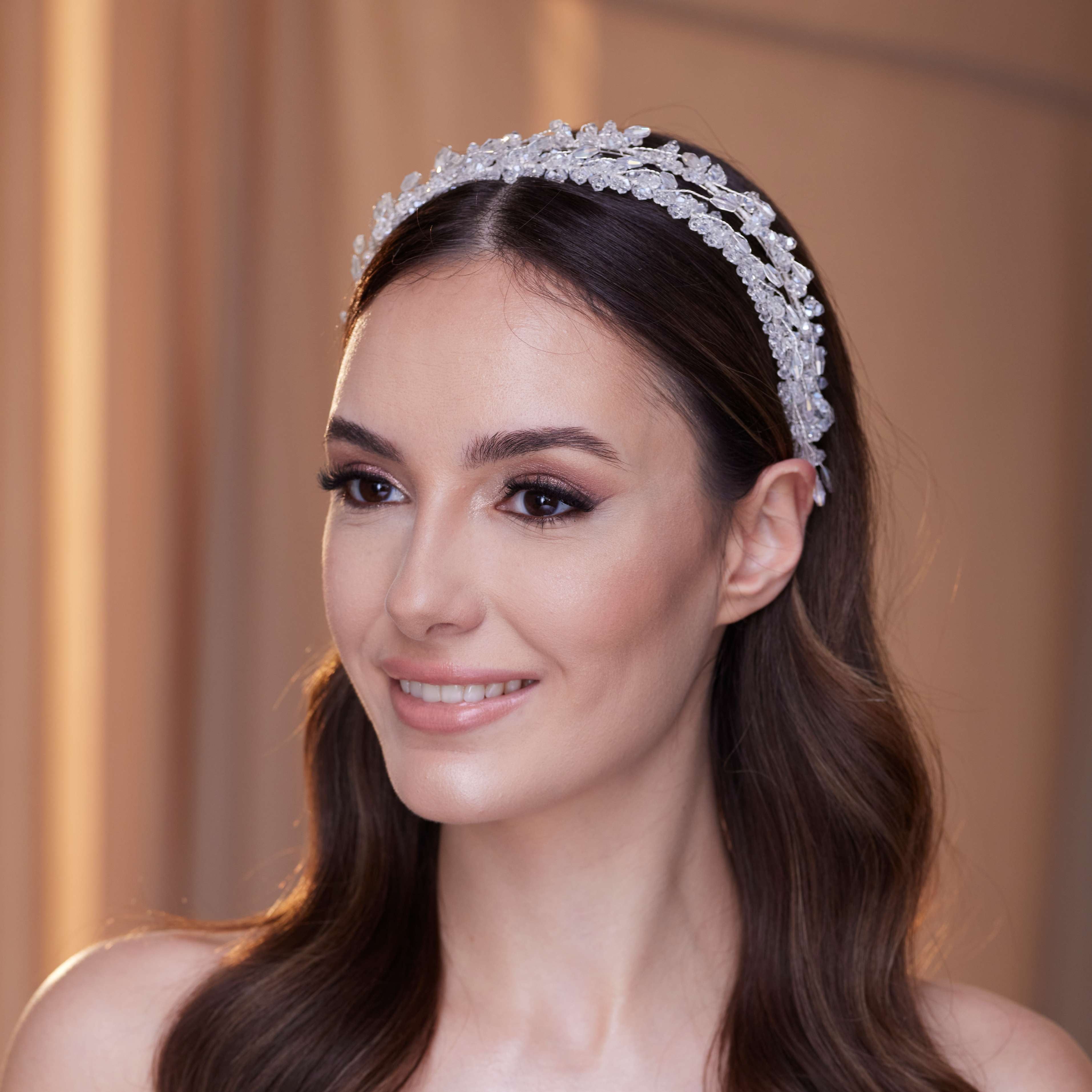 Elegant Crystal Beaded Hairband