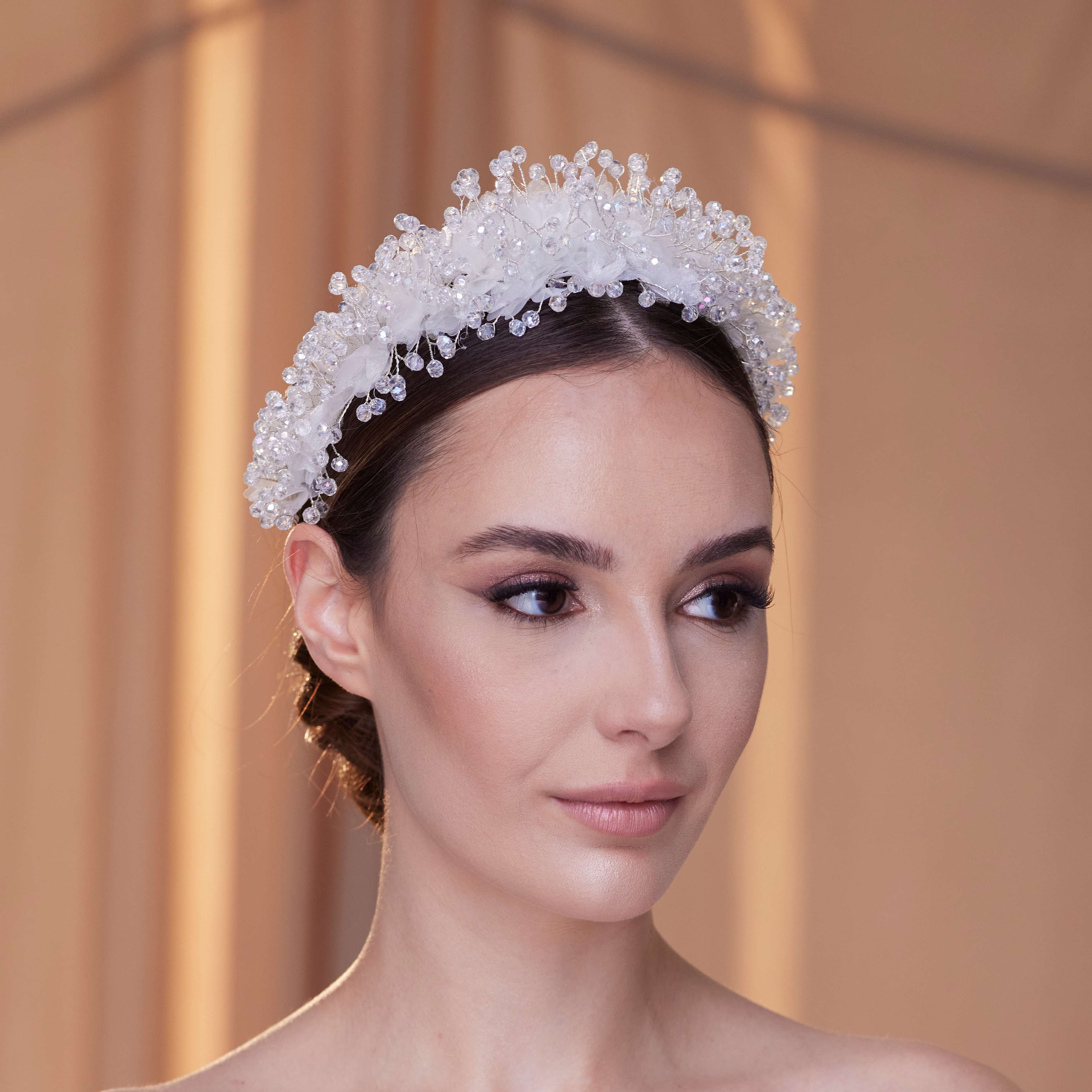 Tulle and Crystal Bridal Hair Band