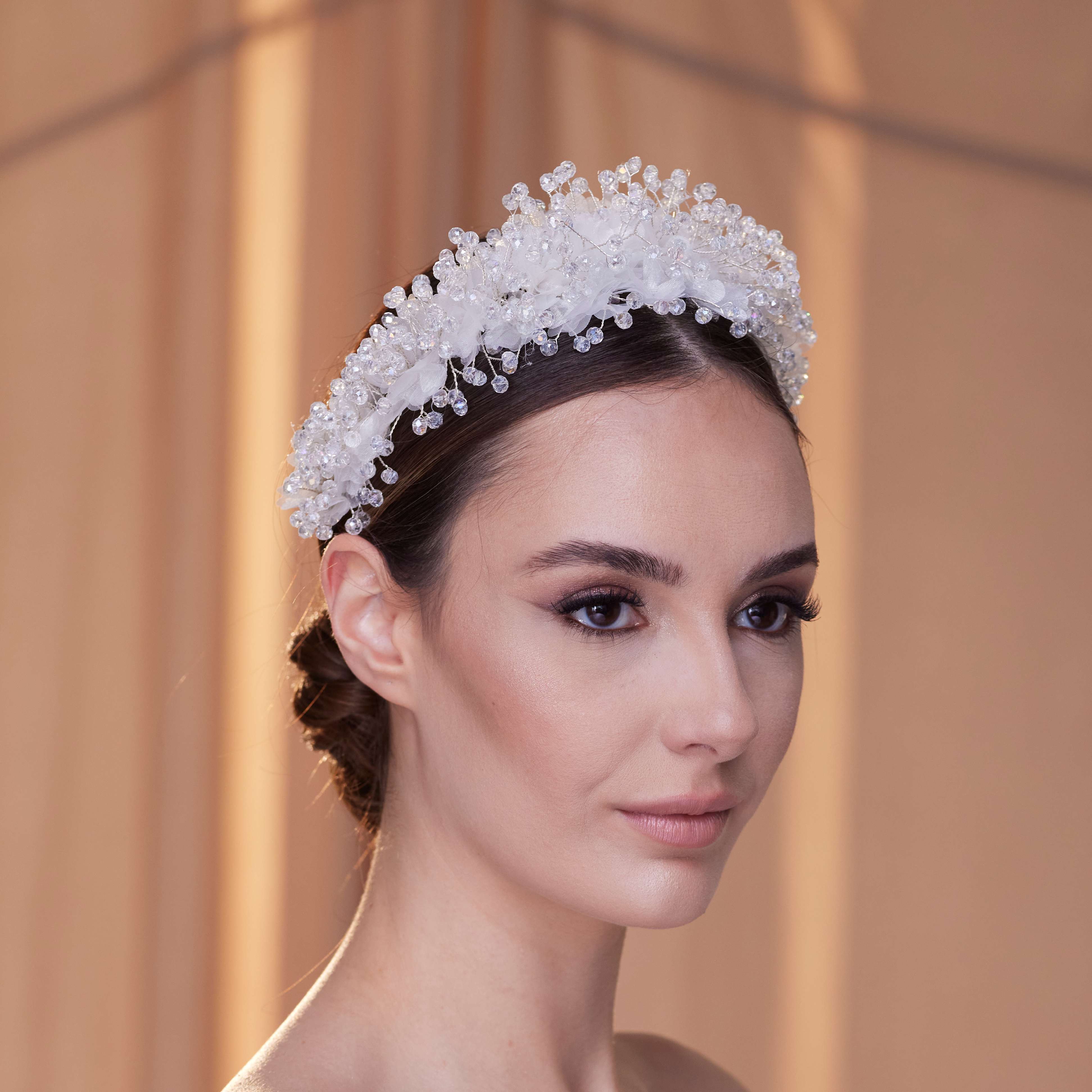 Tulle and Crystal Bridal Hair Band