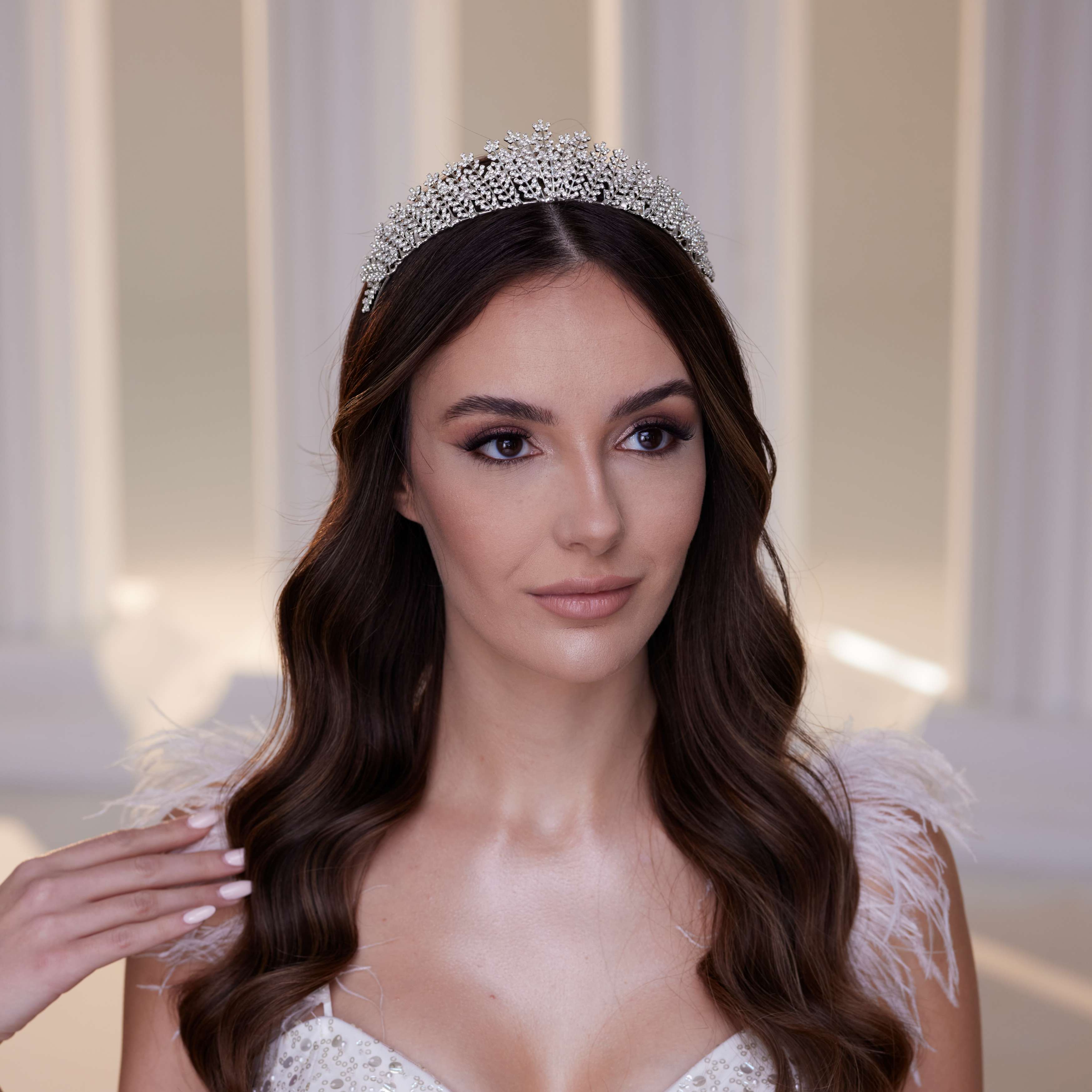 Elegant Crystal Stone Tiara