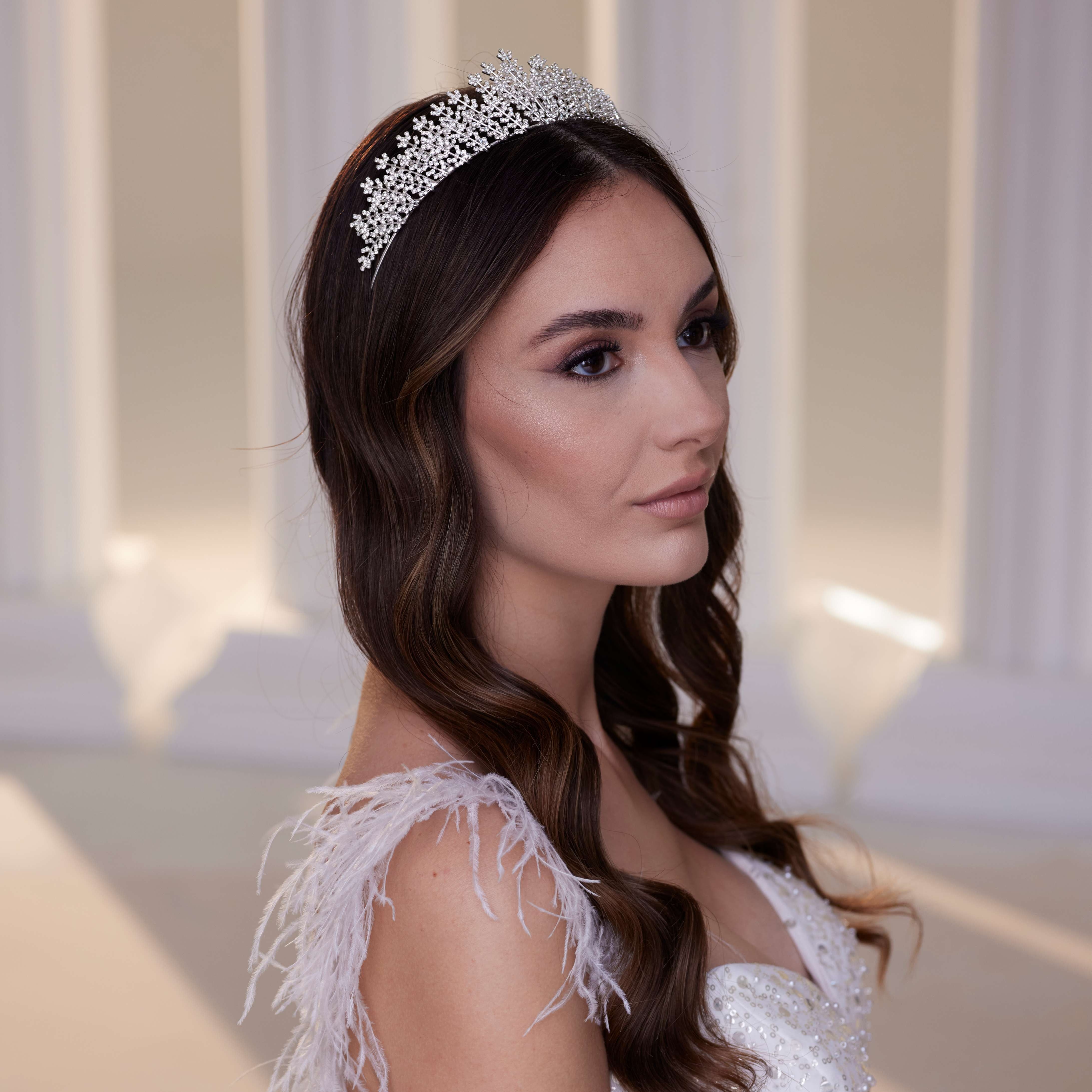 Elegant Crystal Stone Tiara