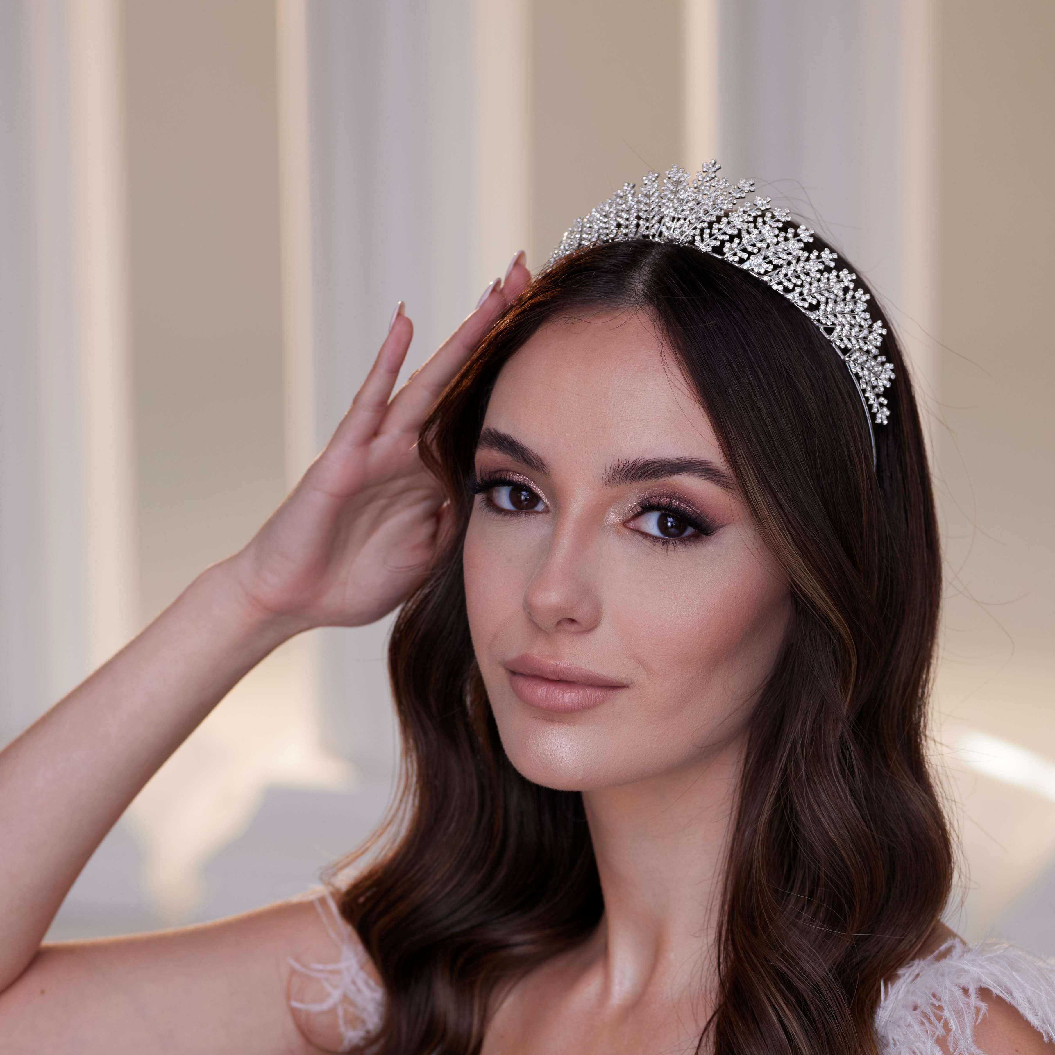 Elegant Crystal Stone Tiara