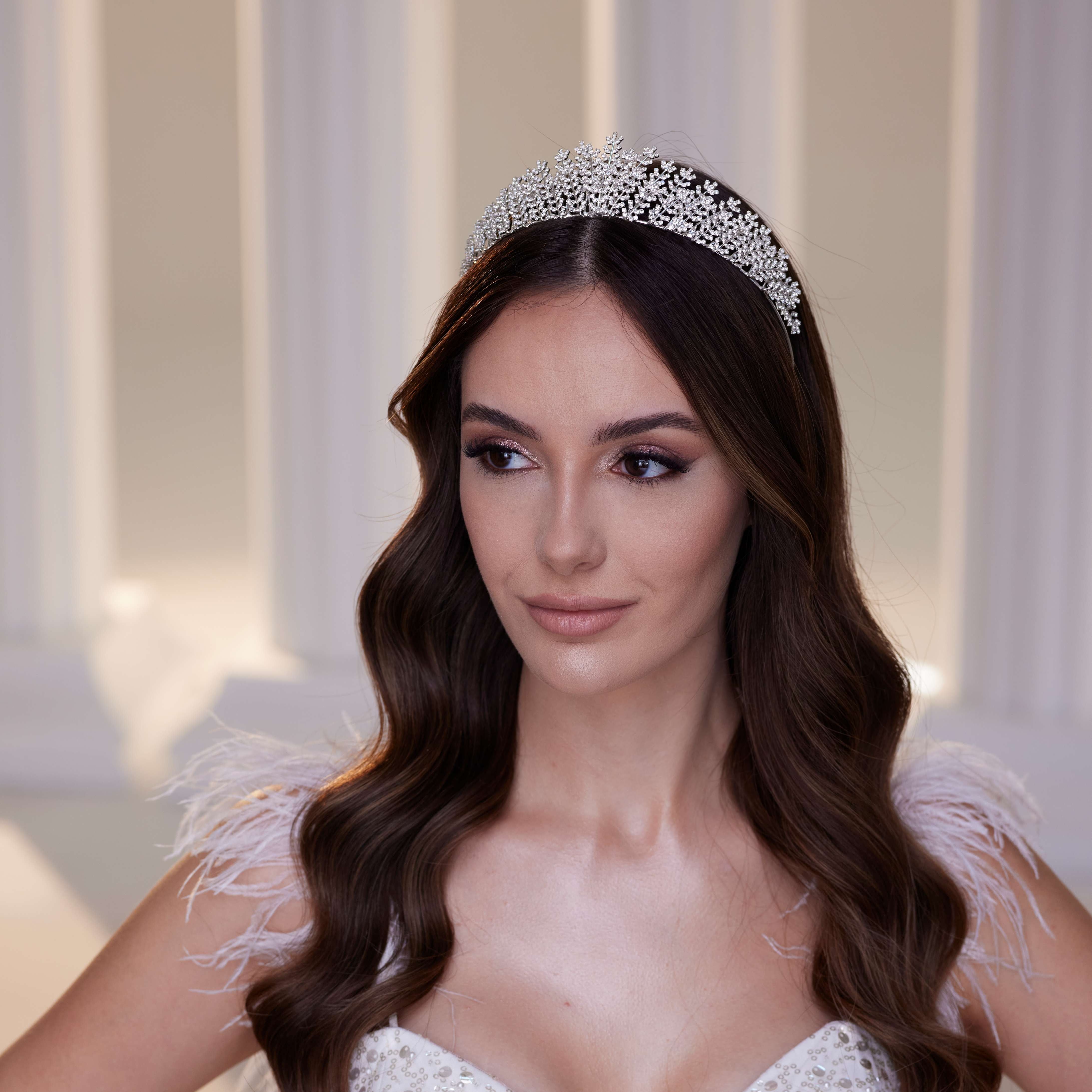 Elegant Crystal Stone Tiara