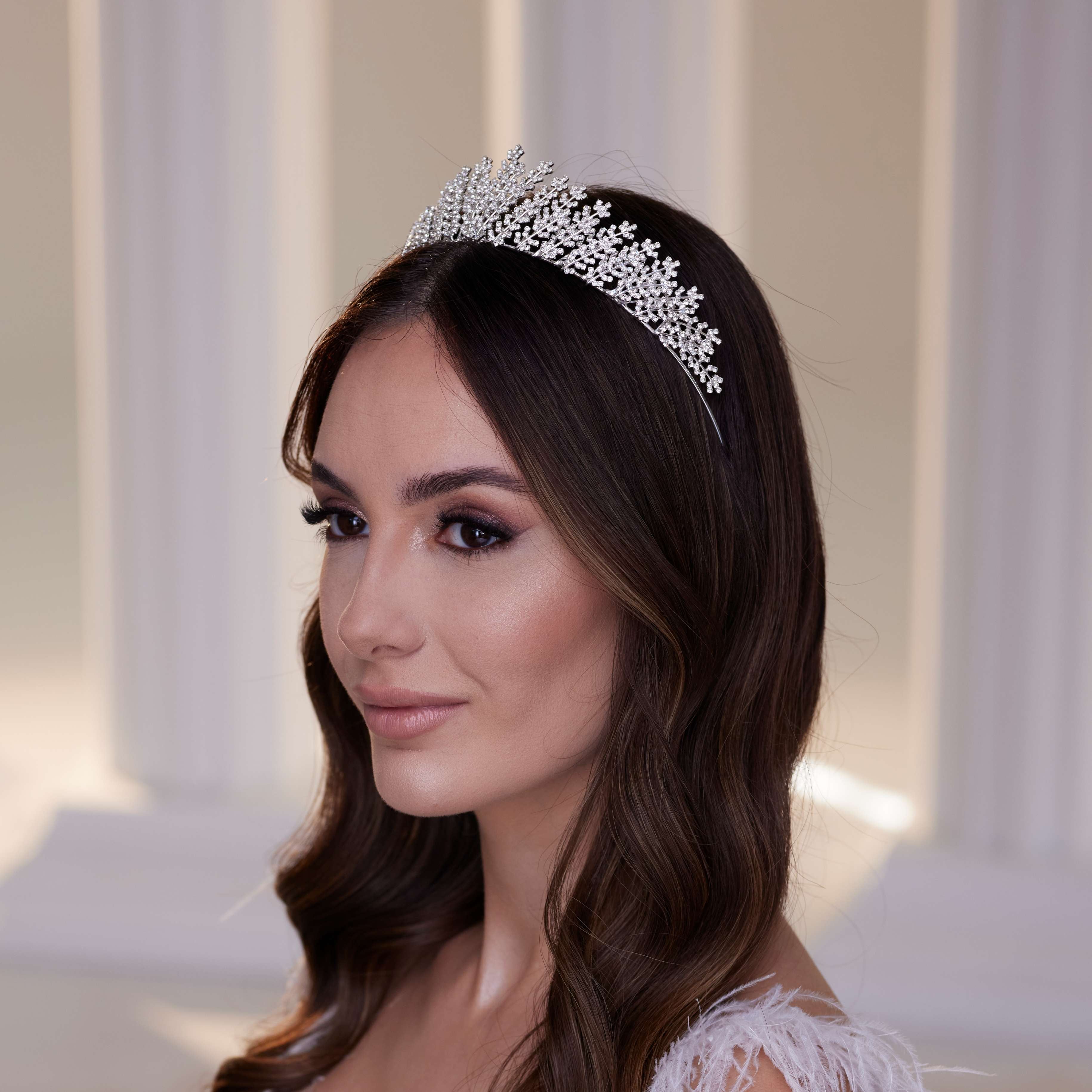 Elegant Crystal Stone Tiara