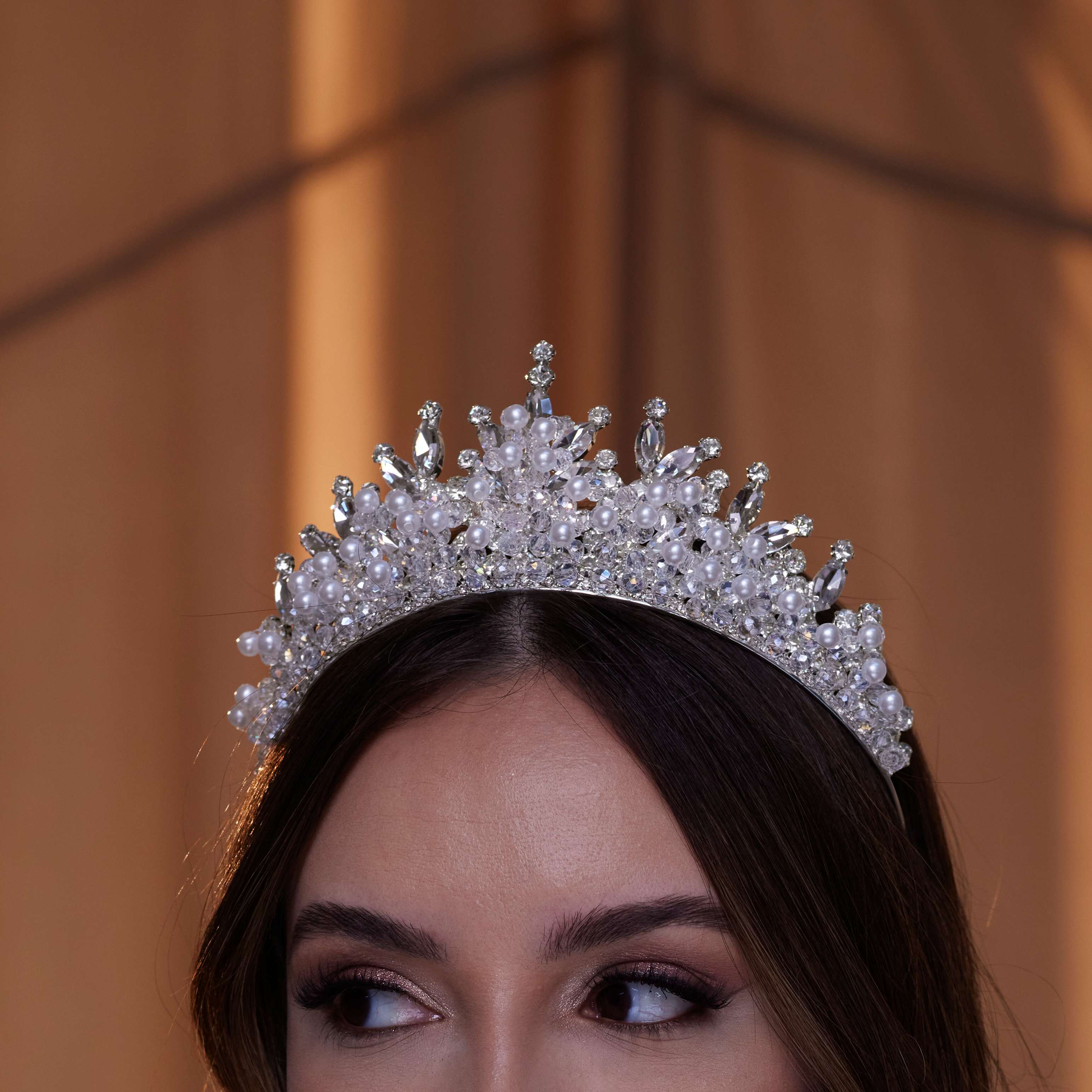 Crystal and Pearl Tiara