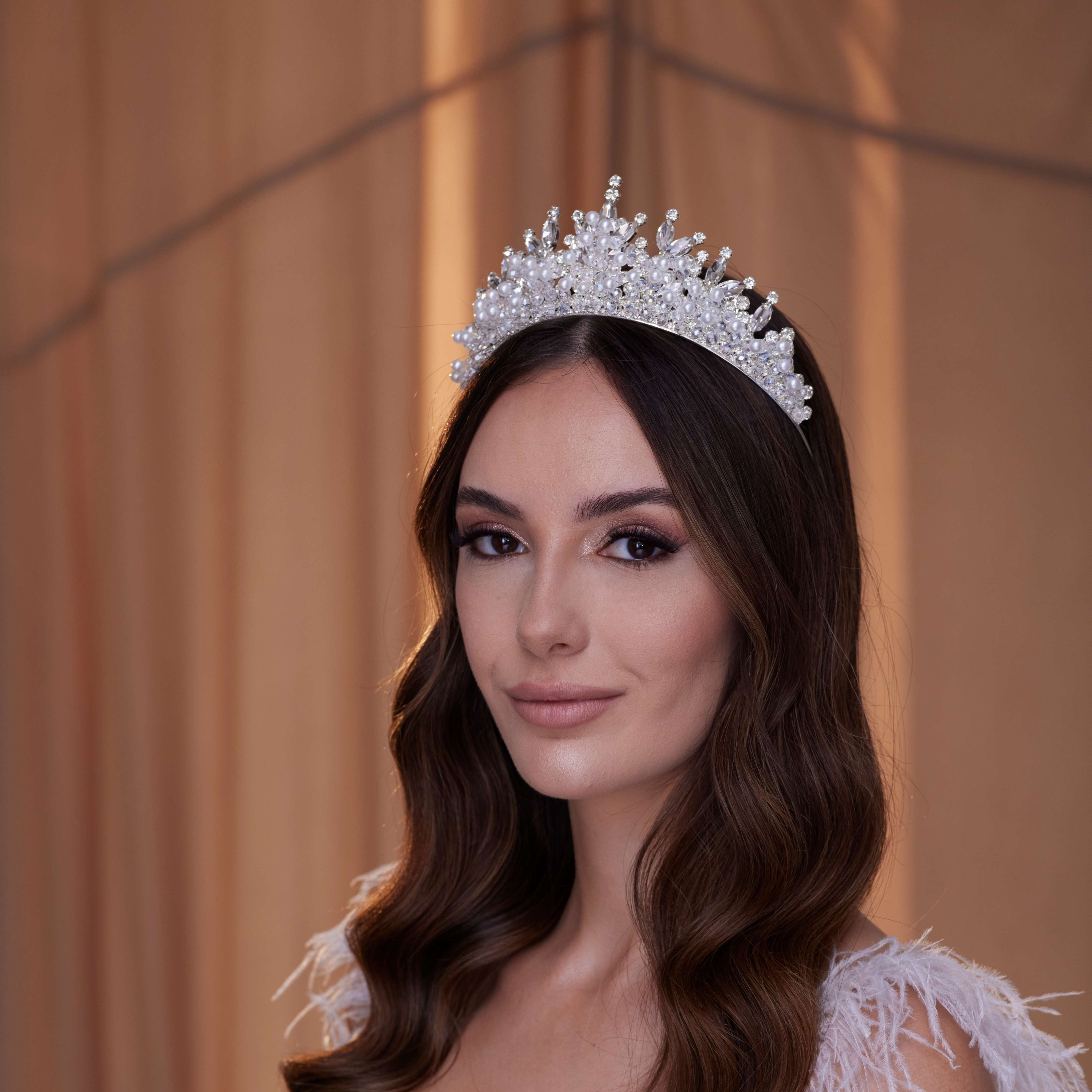 Crystal and Pearl Tiara