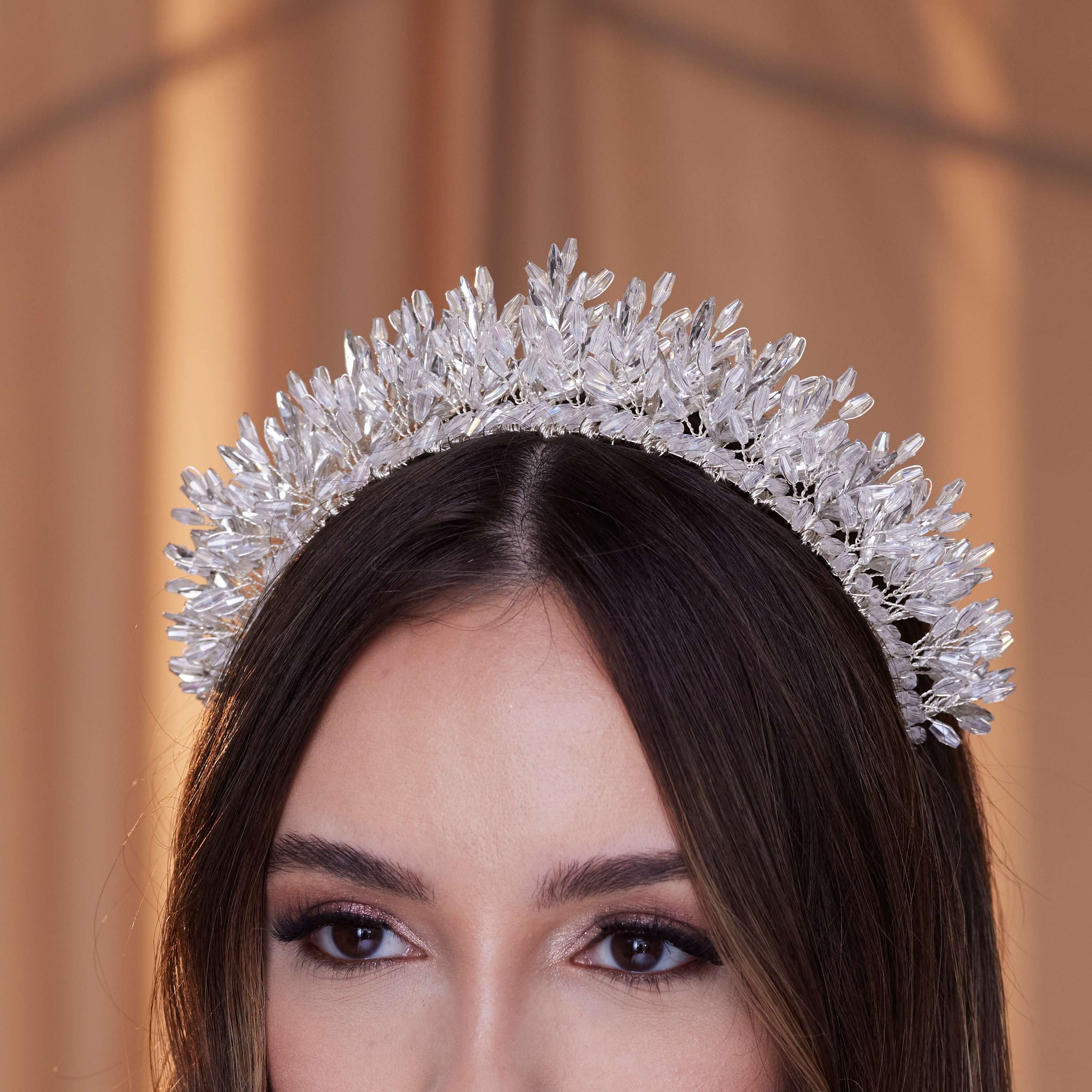 Elegant Bridal Crystal Tiara