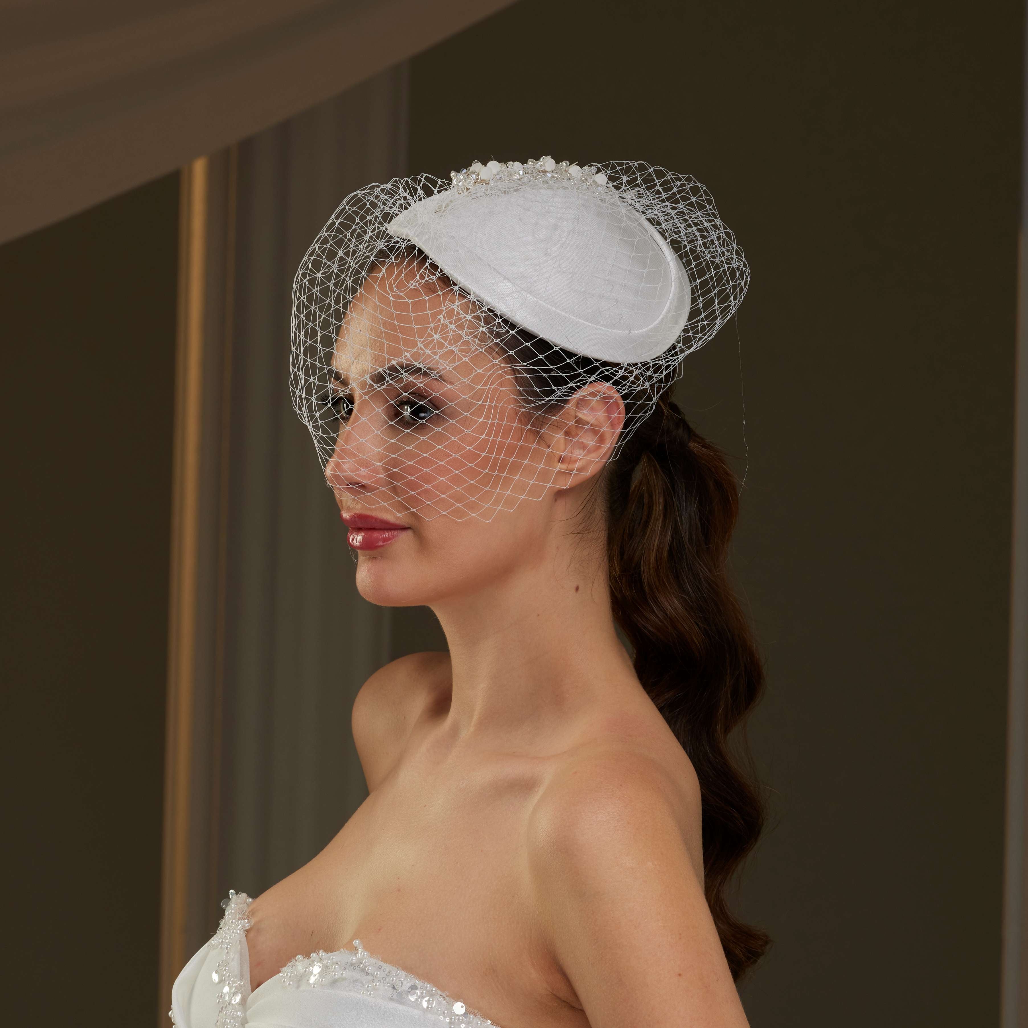 Handmade Vintage  Birdcage Veil