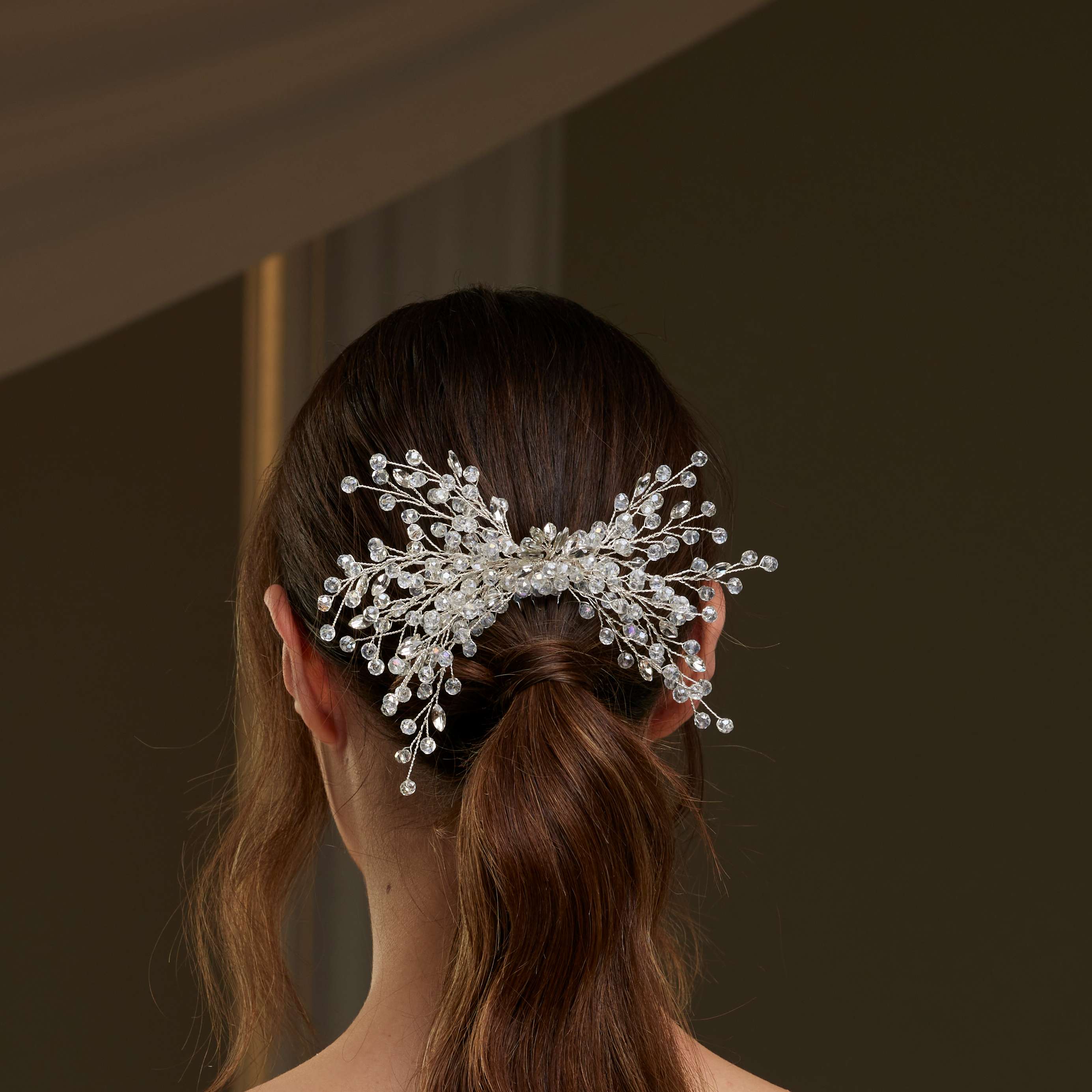 Crystal Rhinestone Hair Comb