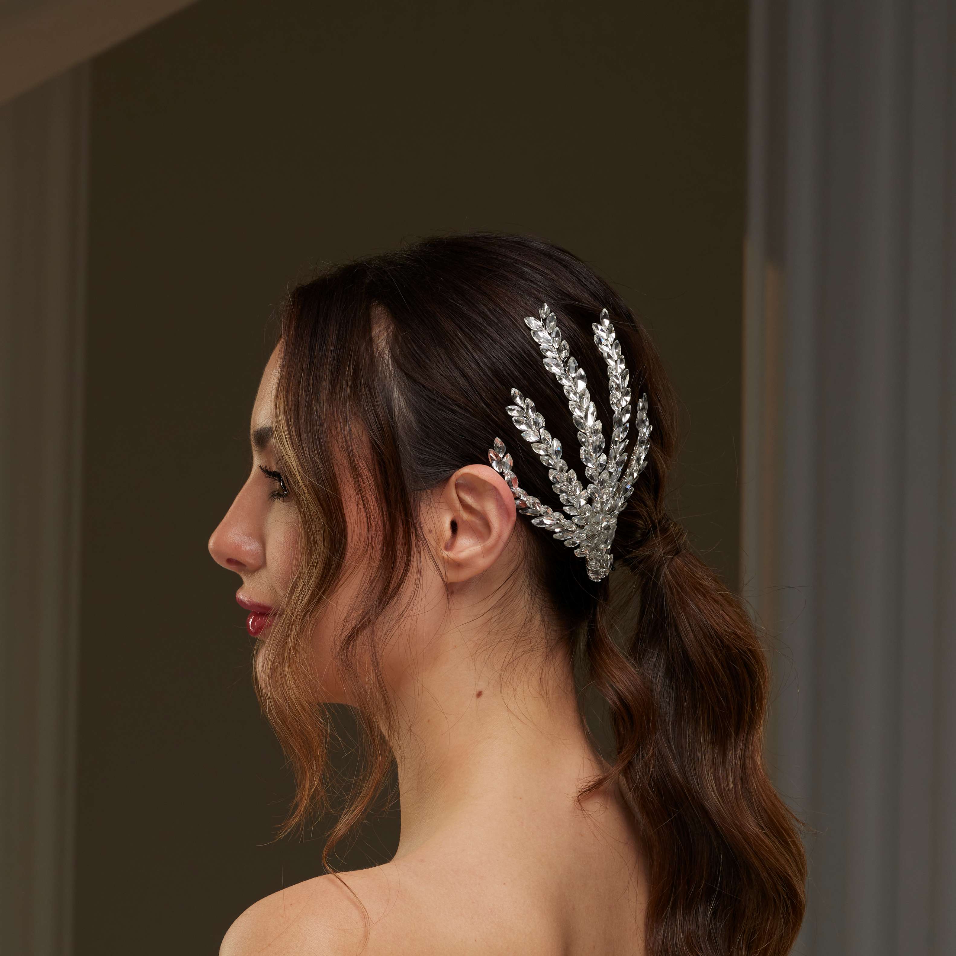 Rhinestone Hair Comb