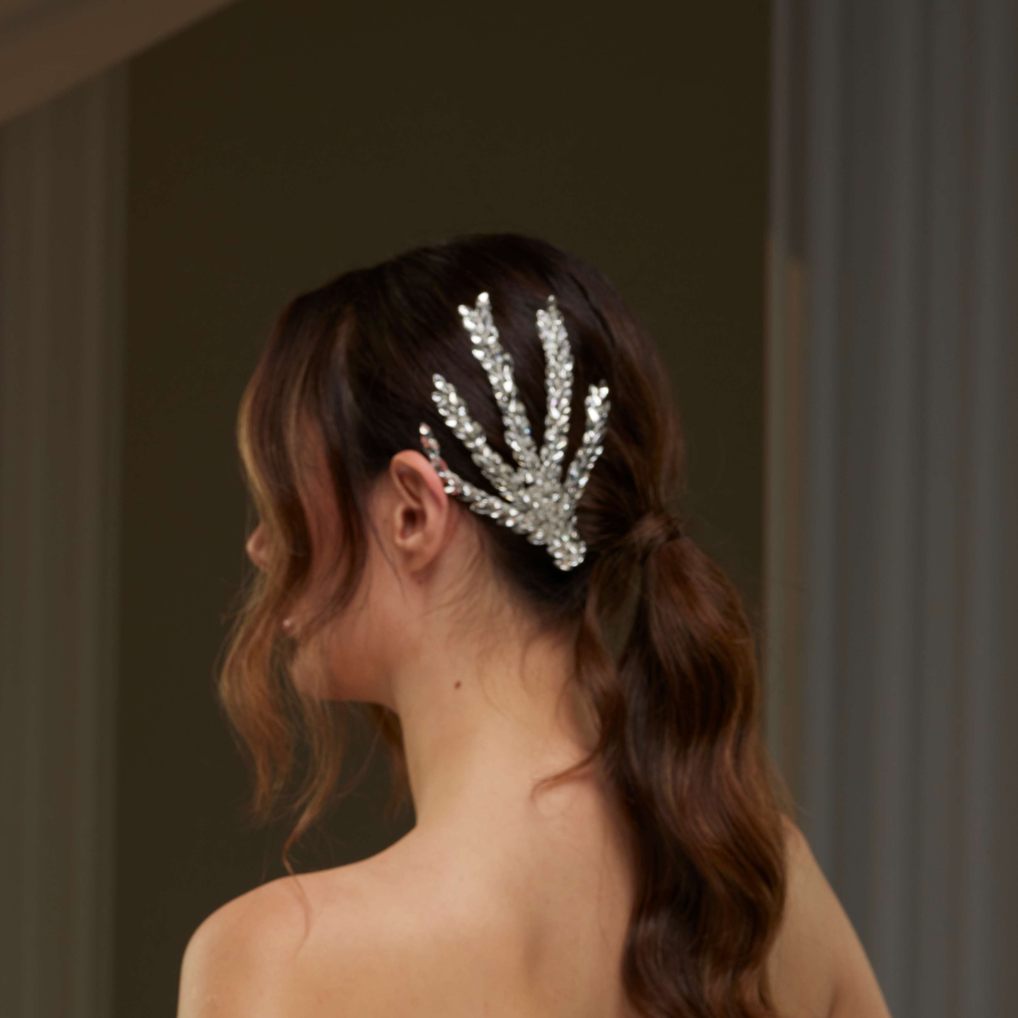 Rhinestone Hair Comb