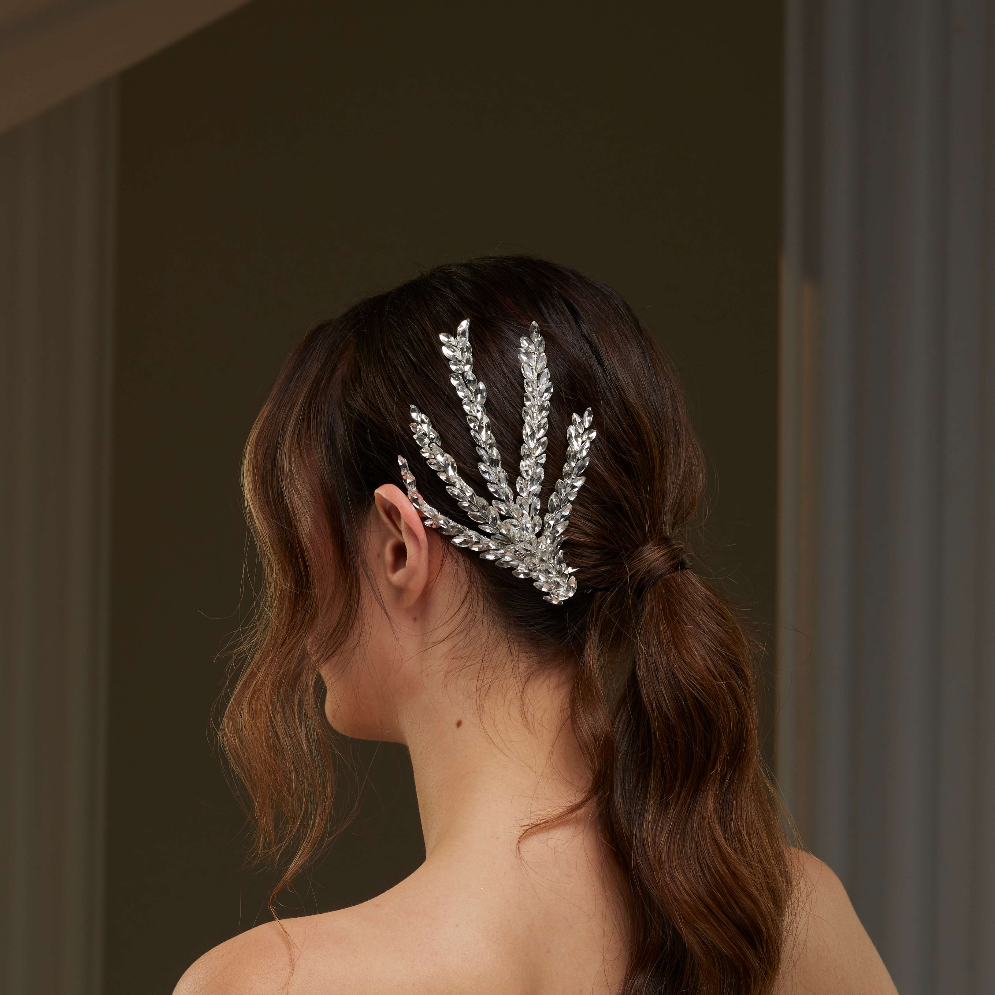 Rhinestone Hair Comb