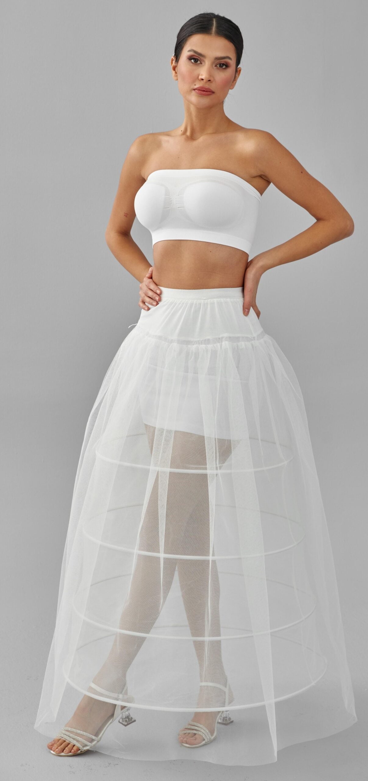 Wedding Dress Underskirt, White Petticoat