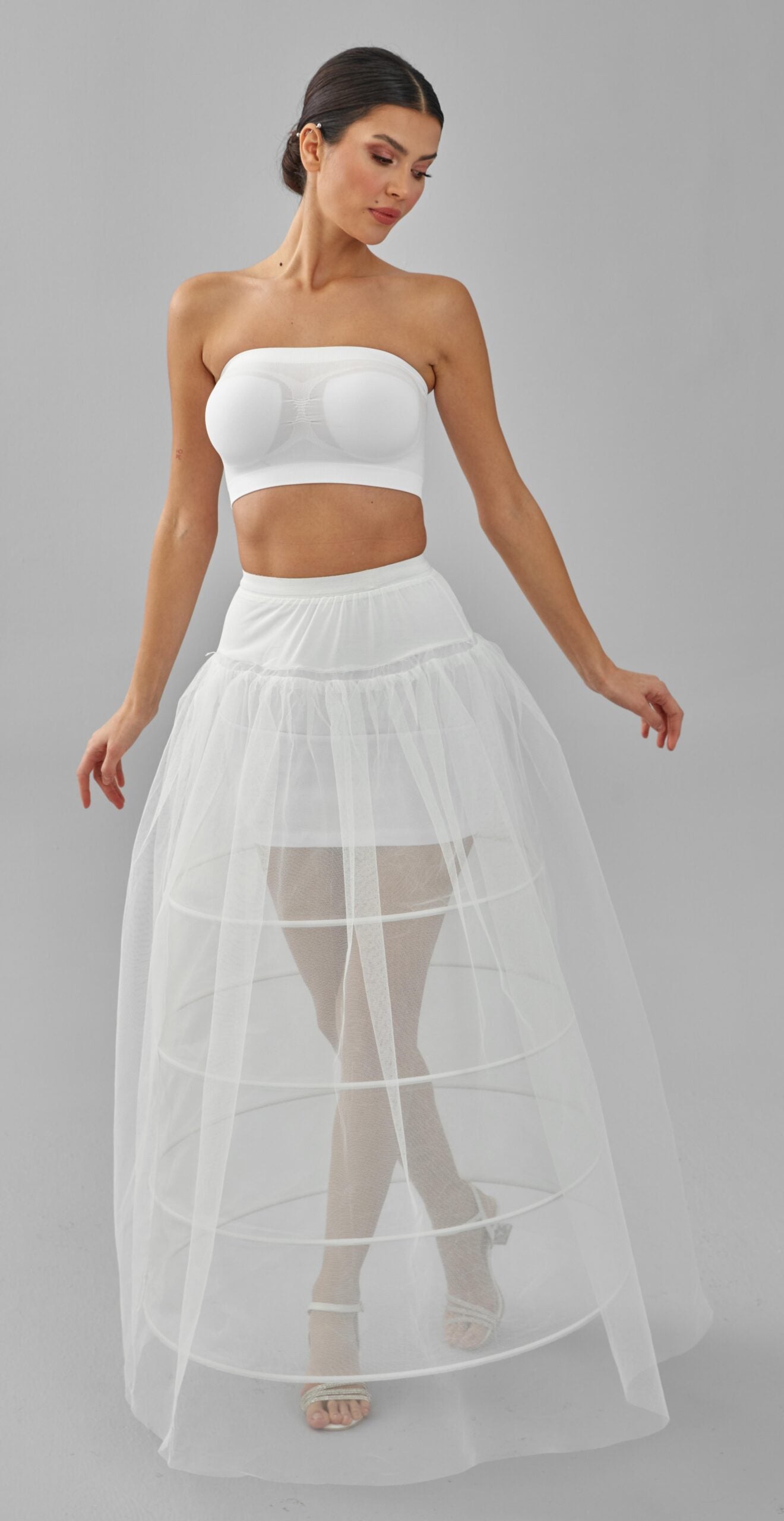 Wedding Dress Underskirt, White Petticoat