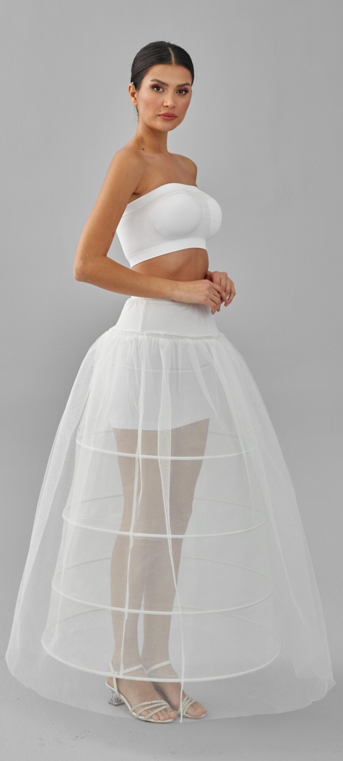 Wedding Dress Underskirt, White Petticoat