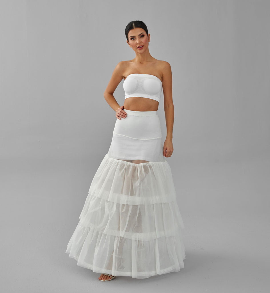 Wedding Dress Underskirt, White Petticoat