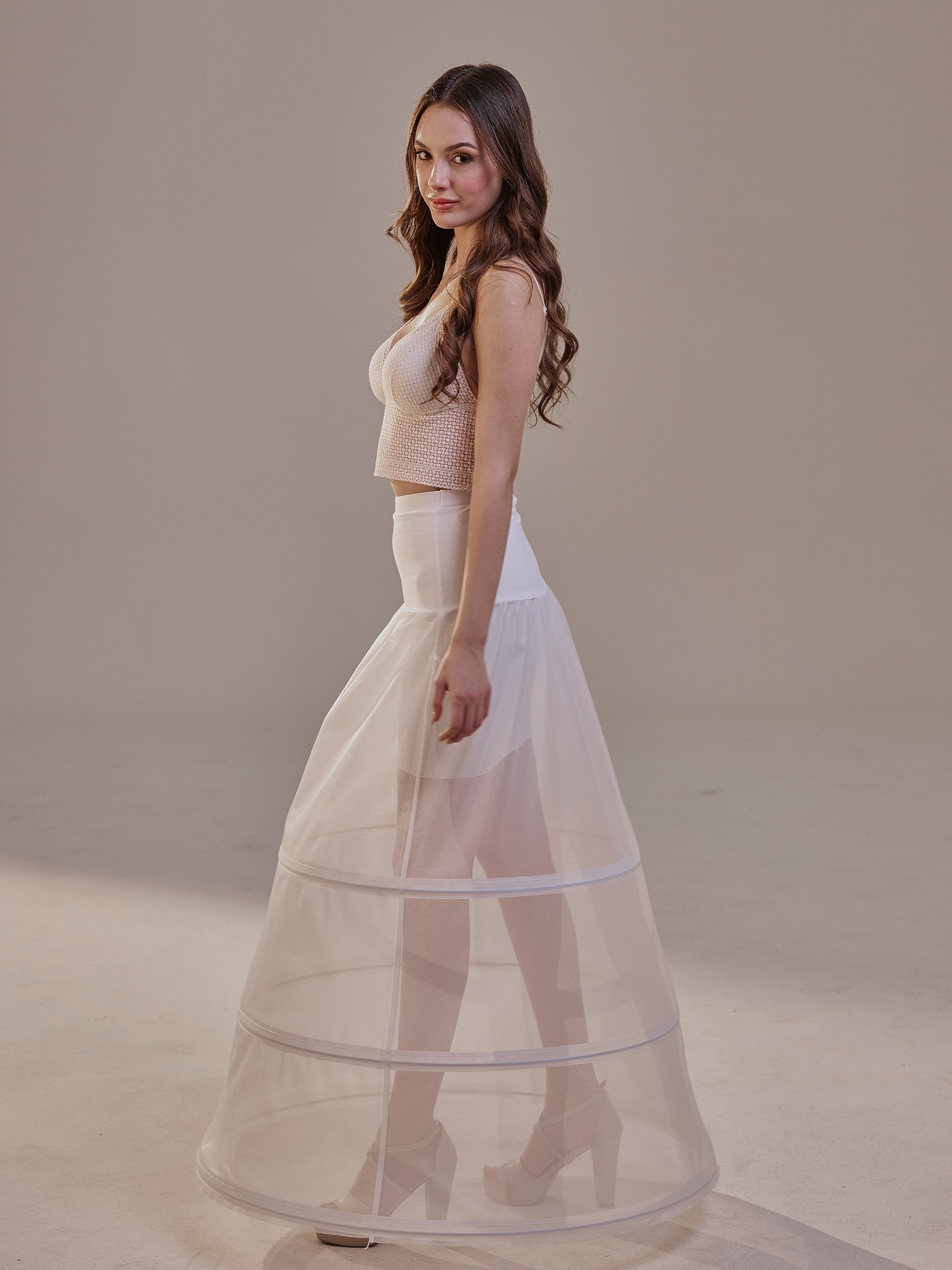 a line wedding dress hoop Choosing a Petticoat