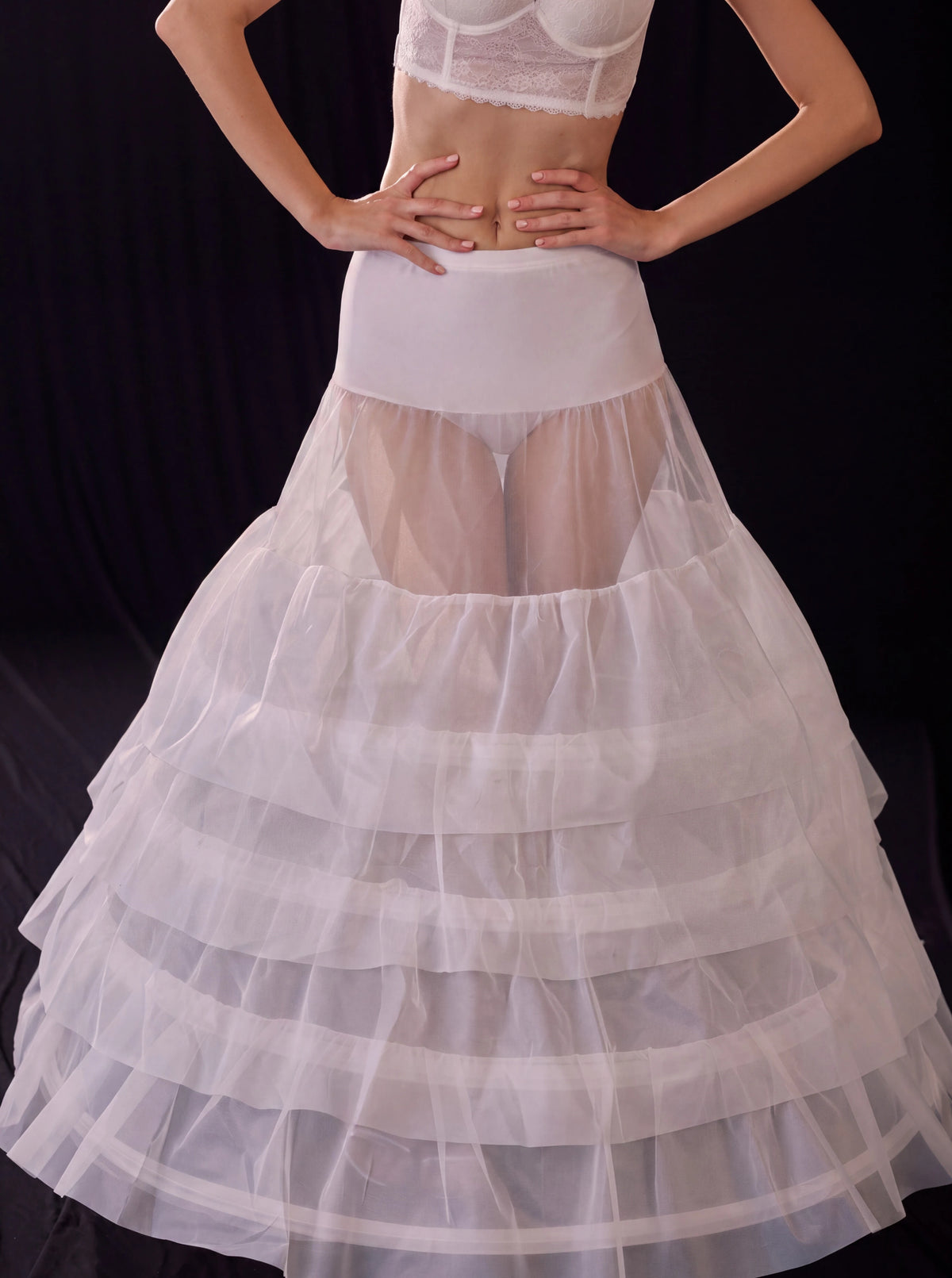 Mermaid Bridal Petticoat,Wedding Dress Underskirt,  Trumpet Crinoline, Ruffle Skirt Support