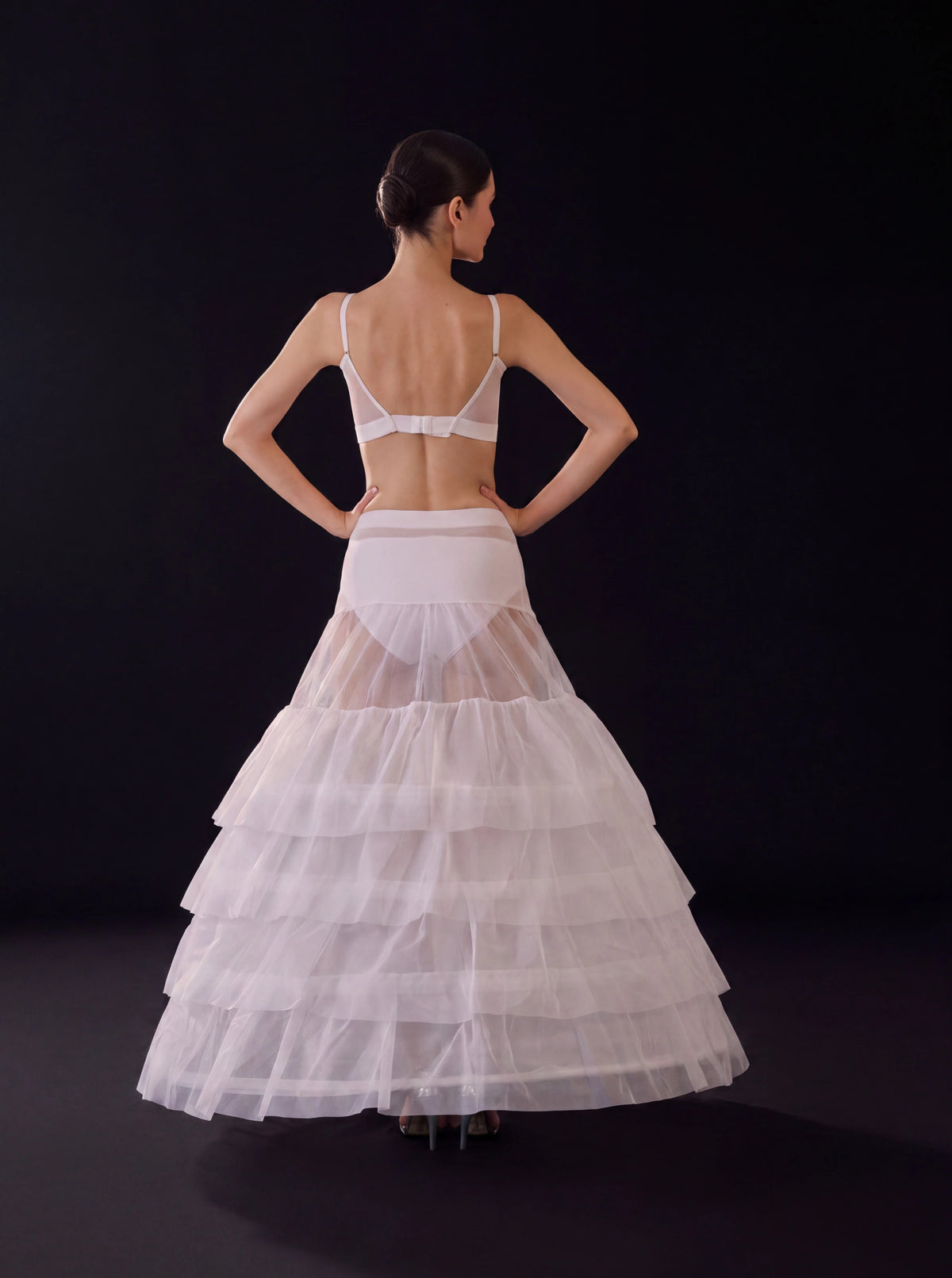Mermaid Bridal Petticoat,Wedding Dress Underskirt,  Trumpet Crinoline, Ruffle Skirt Support