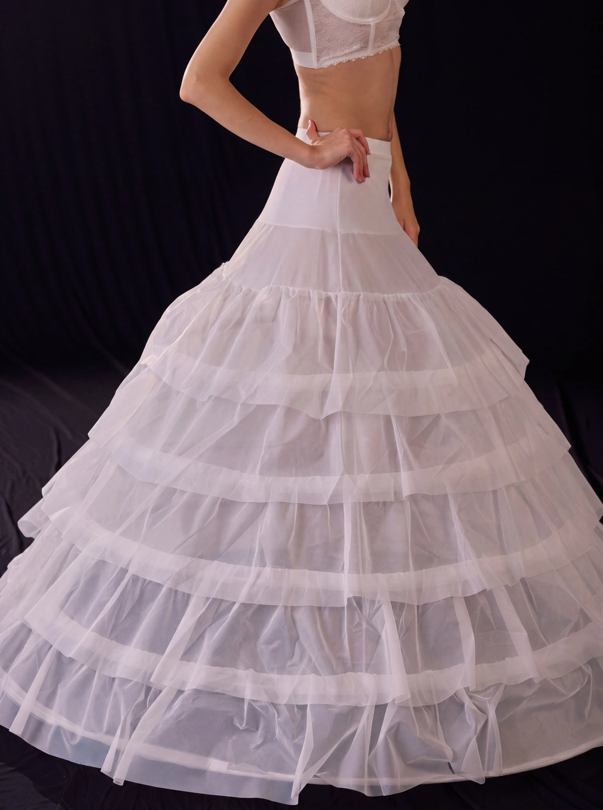 Unterrock für Brautkleider, weißer Petticoat