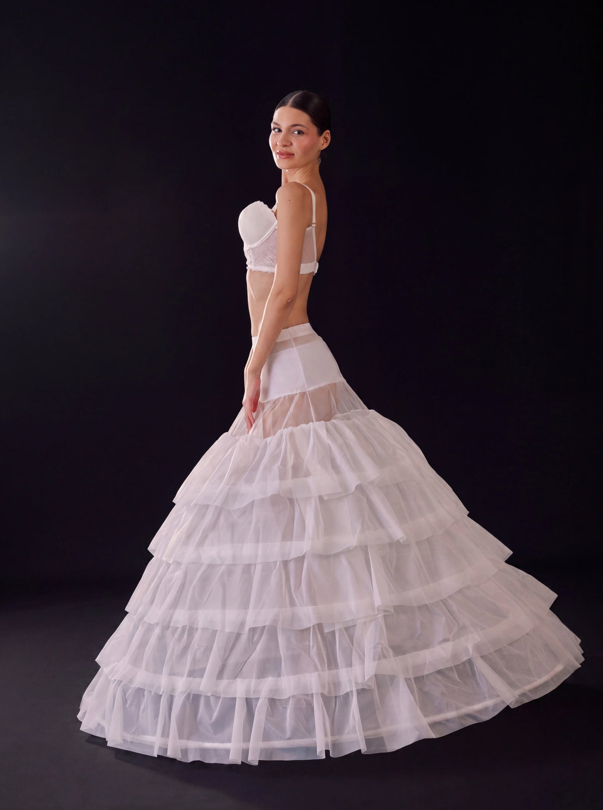 Unterrock für Brautkleider, weißer Petticoat