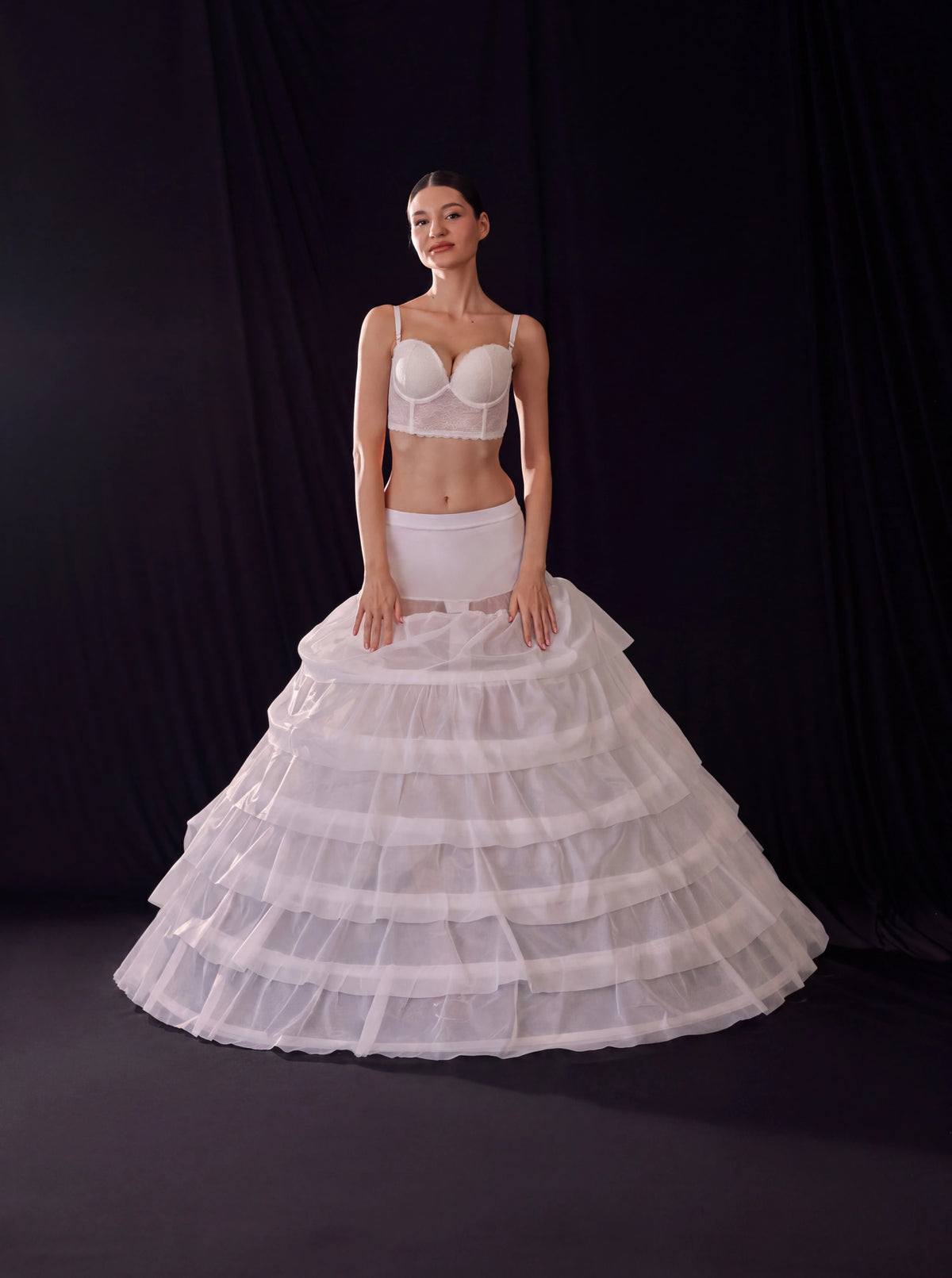 Unterrock für Brautkleider, weißer Petticoat