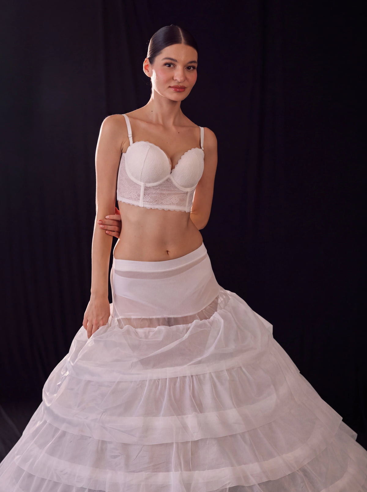 Unterrock für Brautkleider, weißer Petticoat