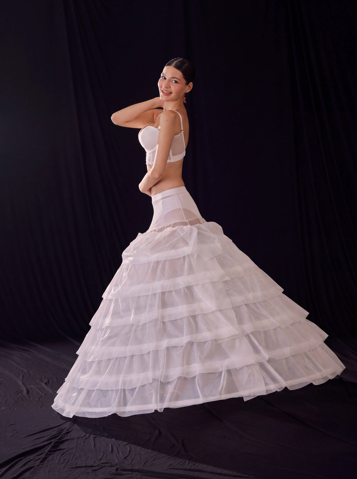 Unterrock für Brautkleider, weißer Petticoat