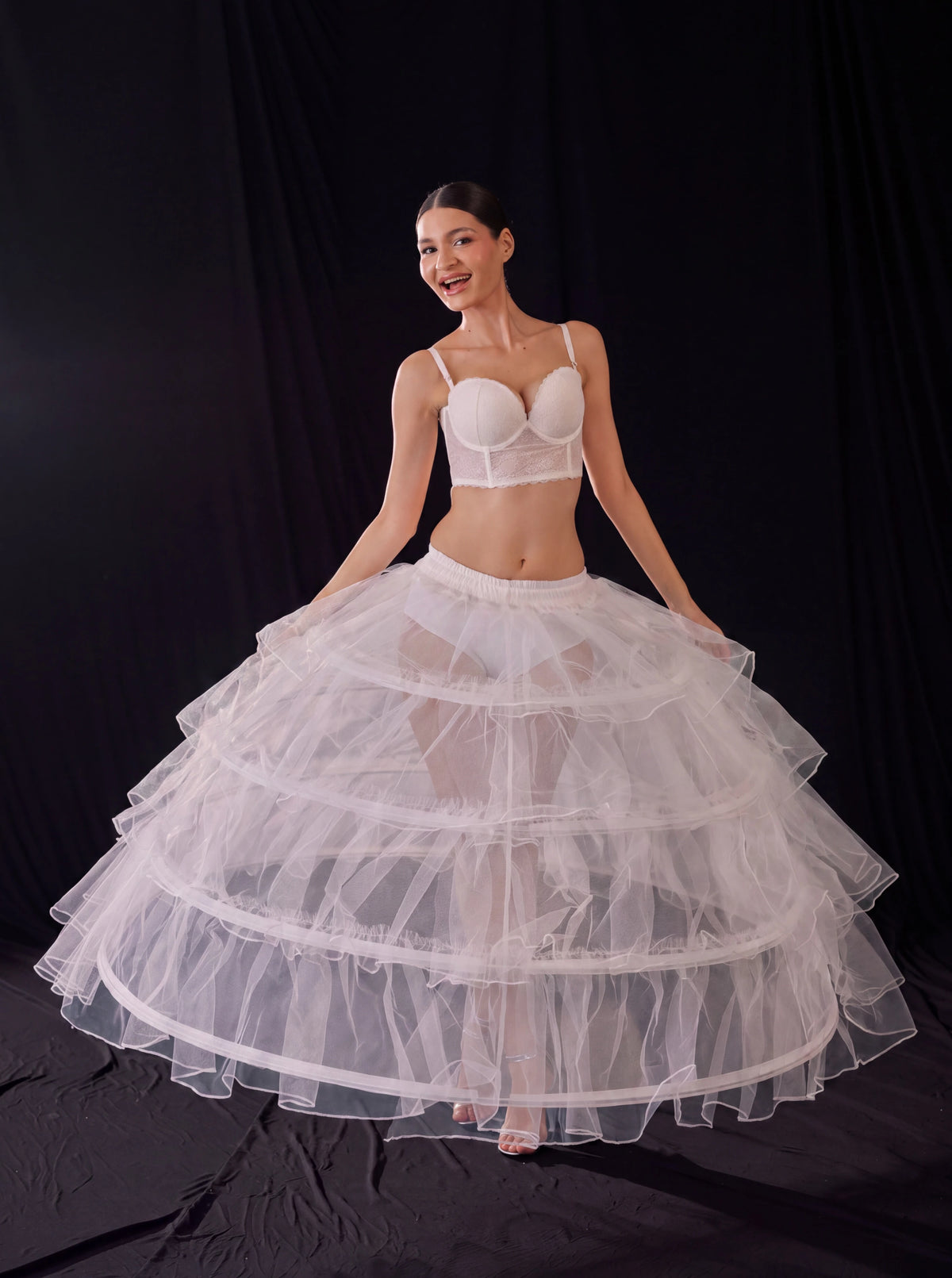 Unterrock für Brautkleider, weißer Petticoat