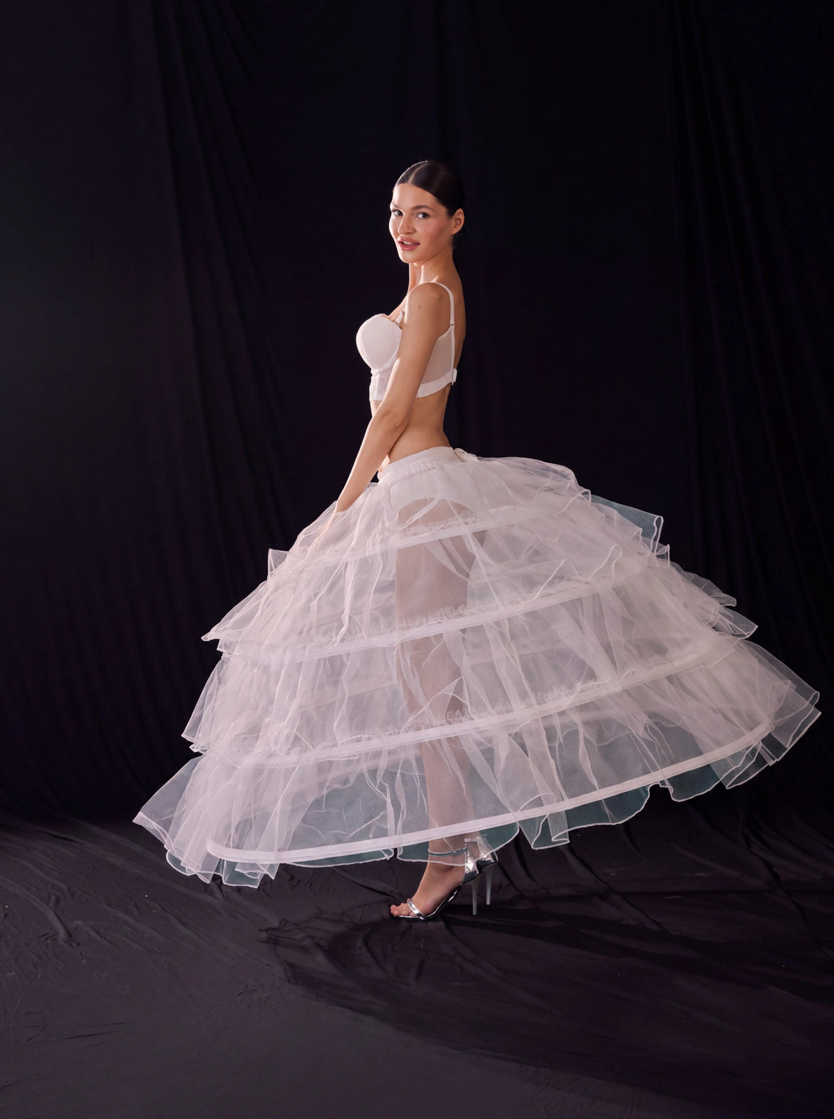 Unterrock für Brautkleider, weißer Petticoat