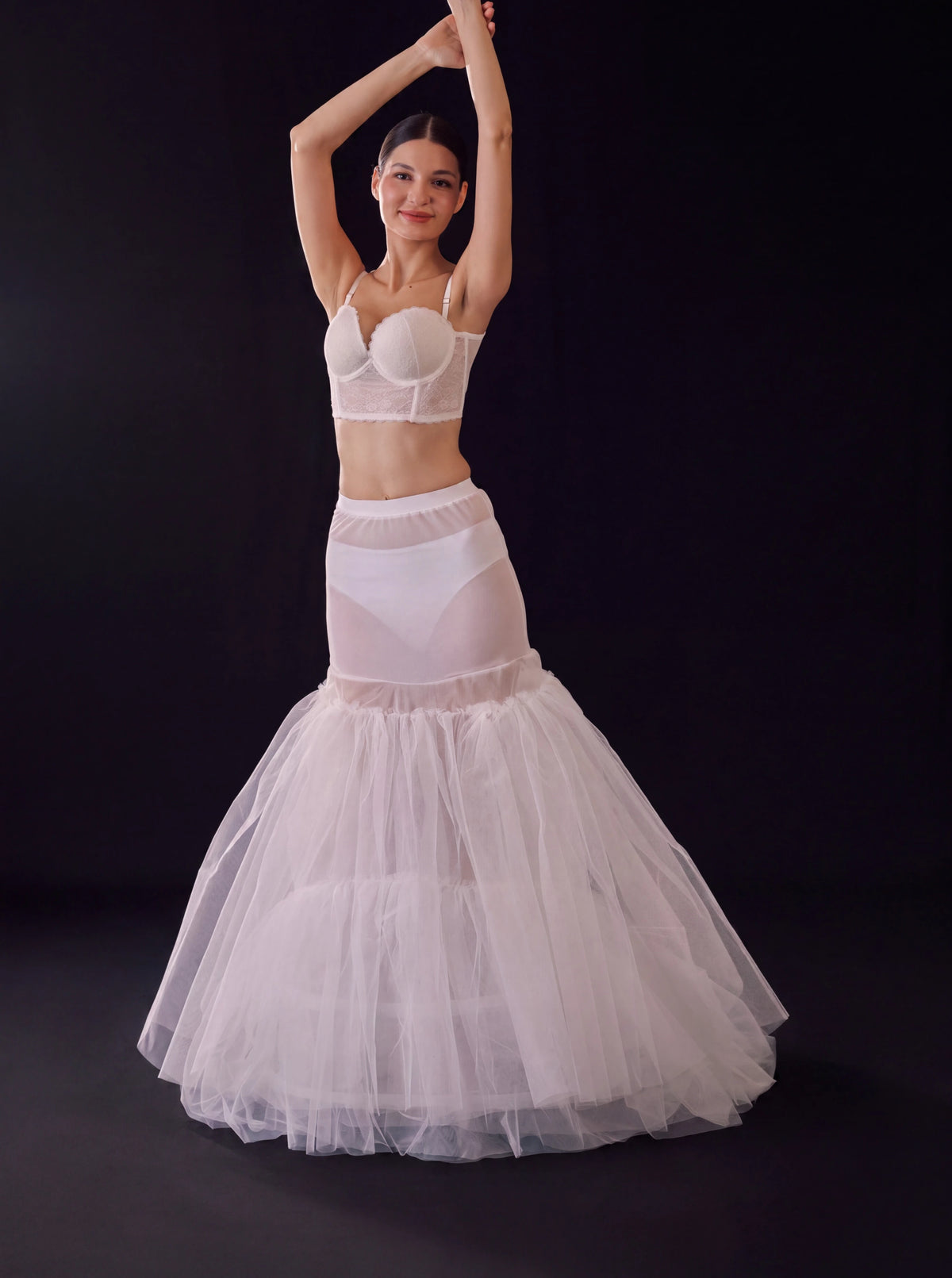 Unterrock für Brautkleid, weißer Petticoat