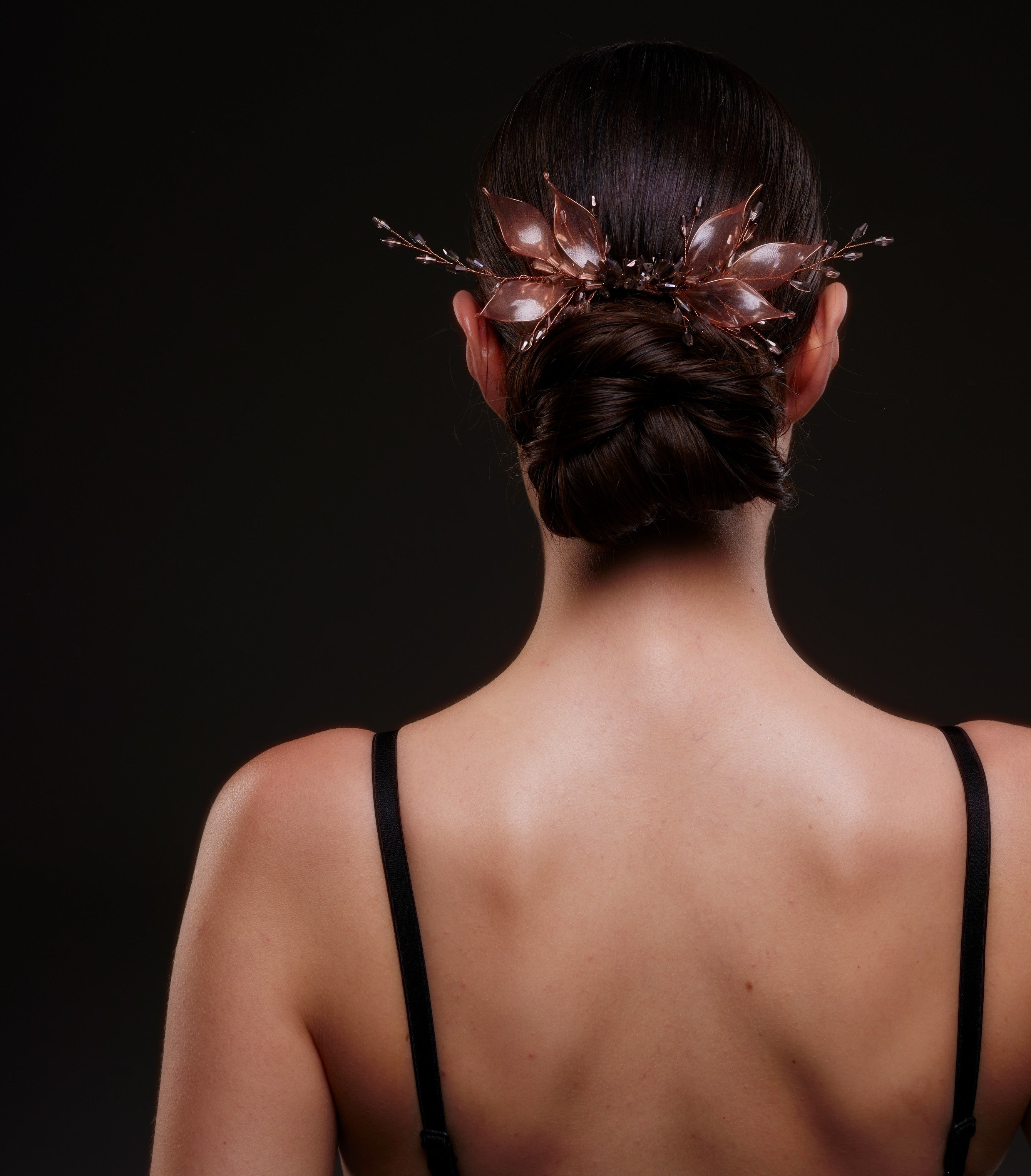 Bronze Leaf Hair Comb