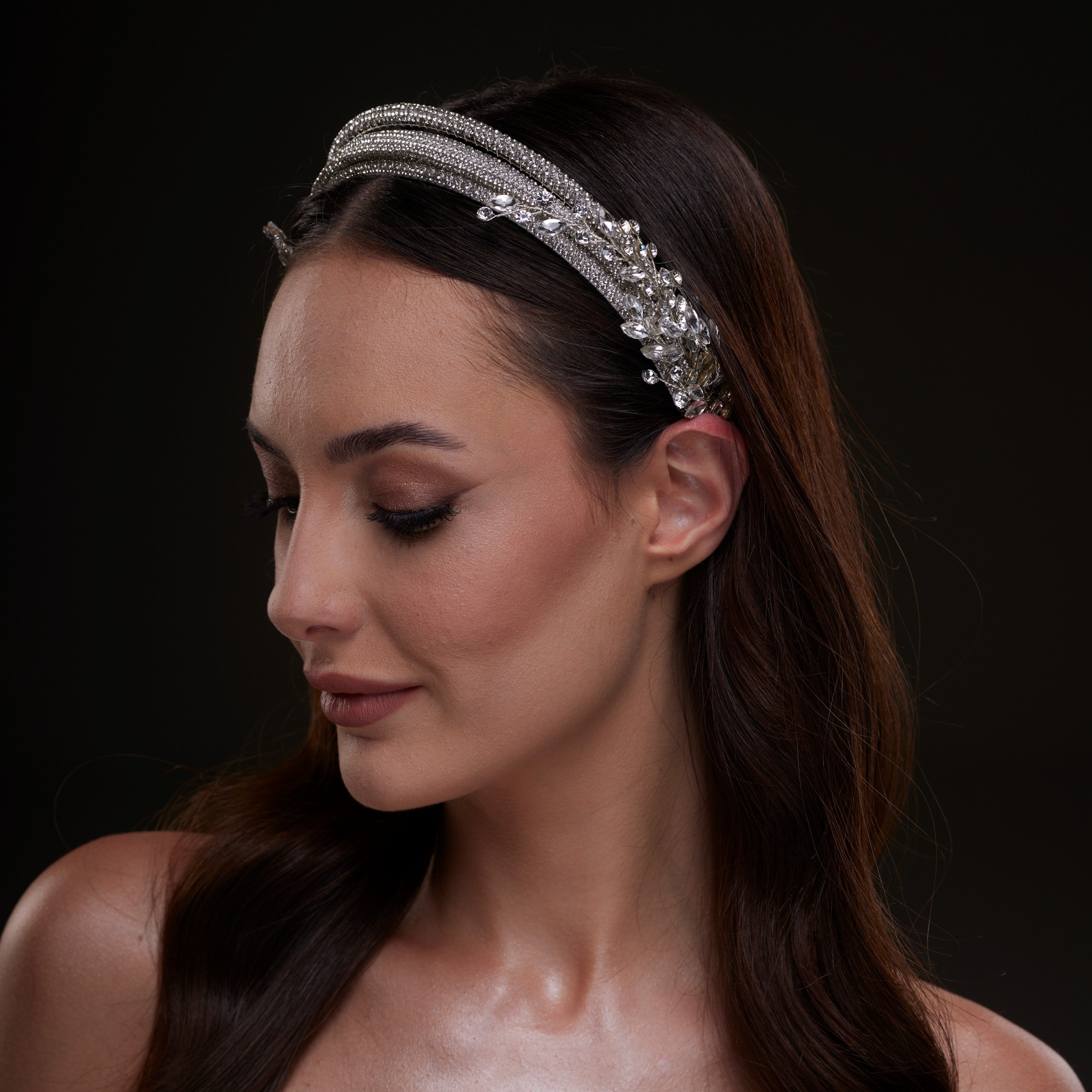 Crystal Beaded Bridal Headband