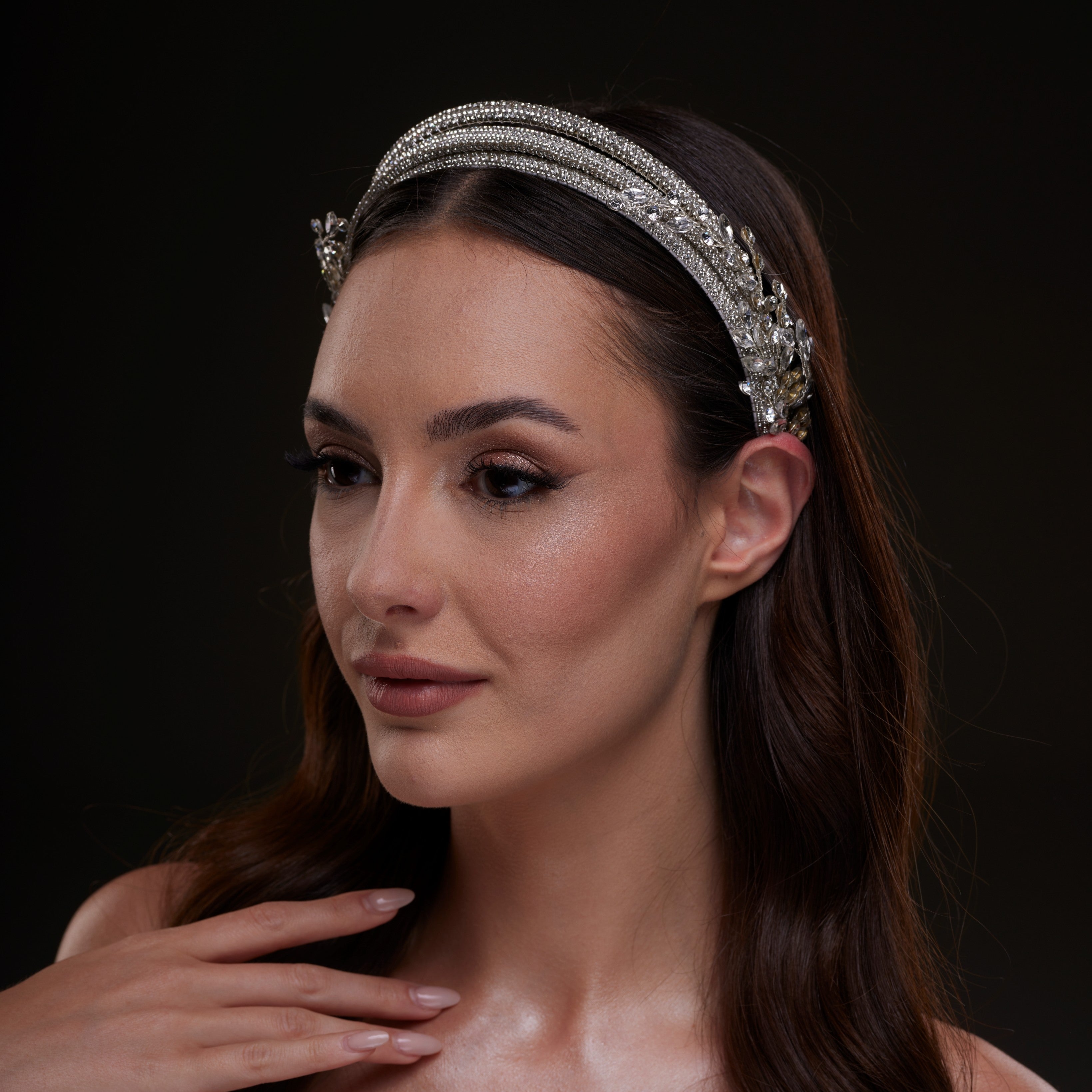 Crystal Beaded Bridal Headband