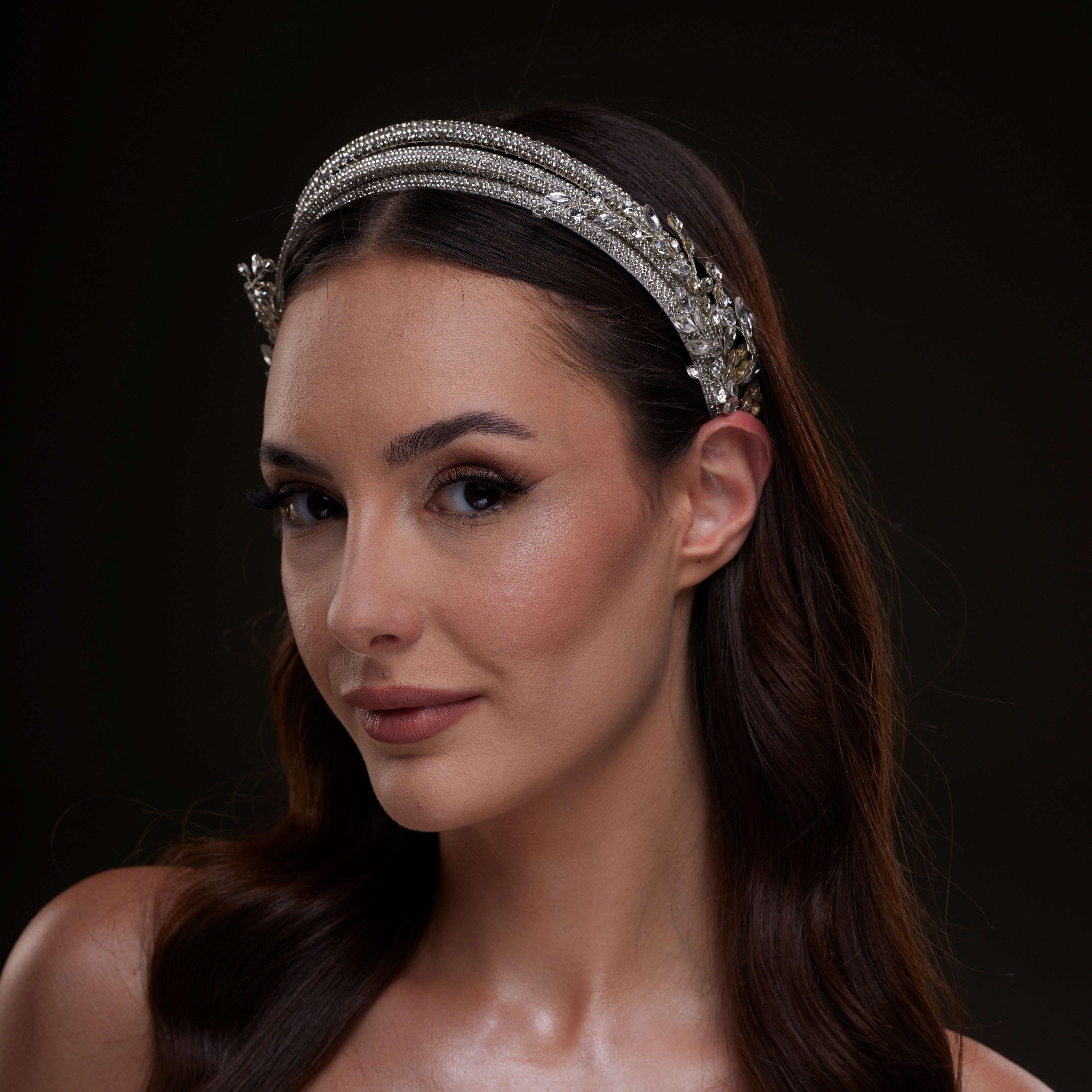 Crystal Beaded Bridal Headband