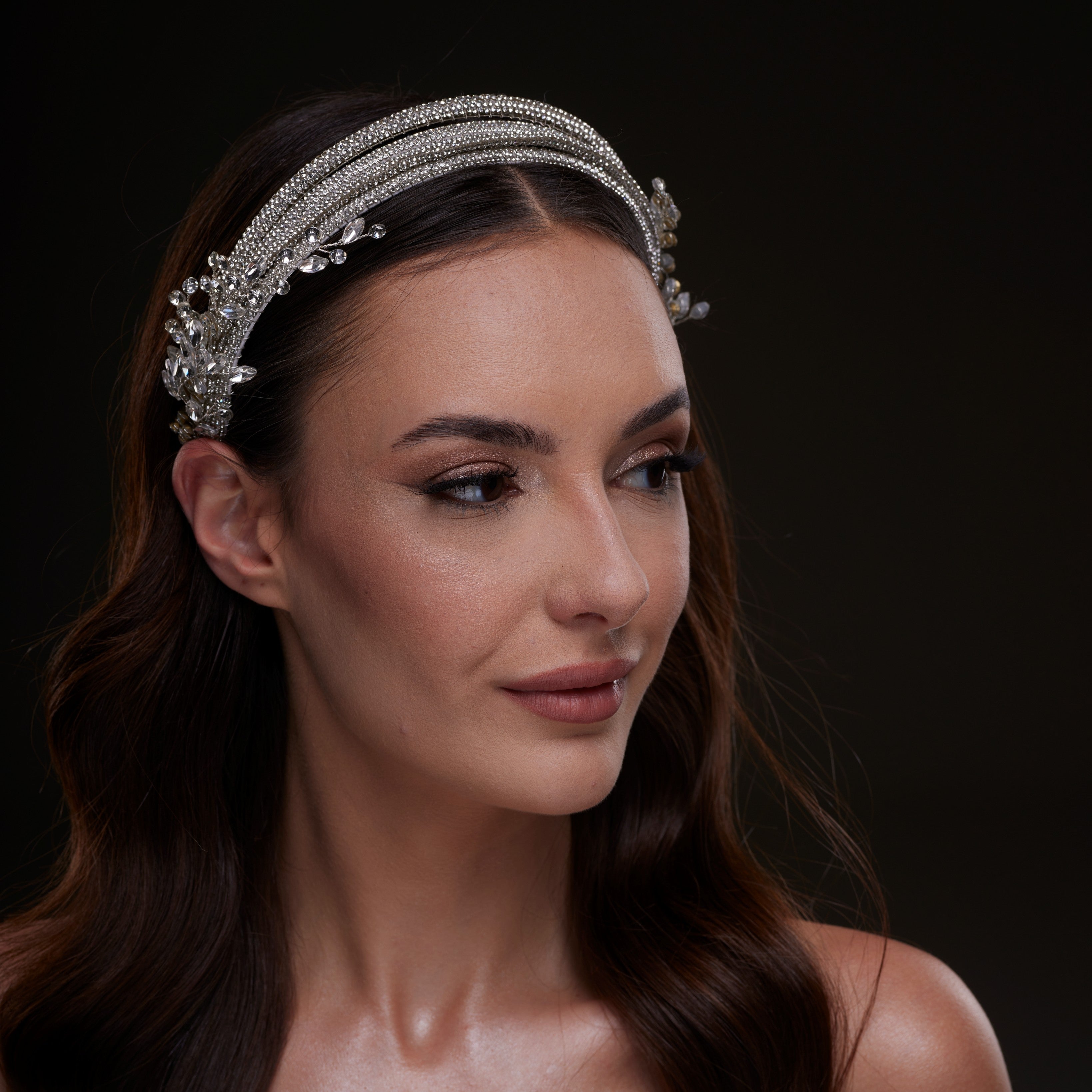 Crystal Beaded Bridal Headband