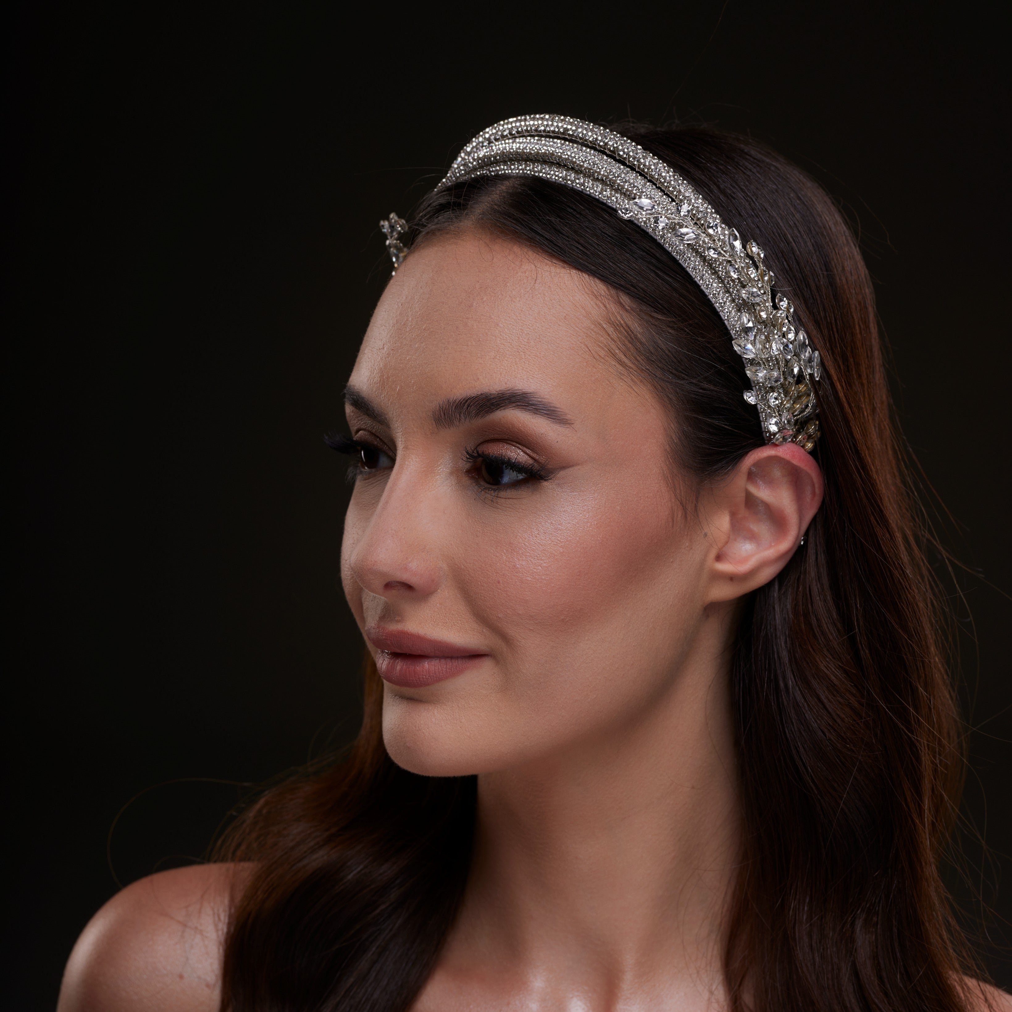 Crystal Beaded Bridal Headband